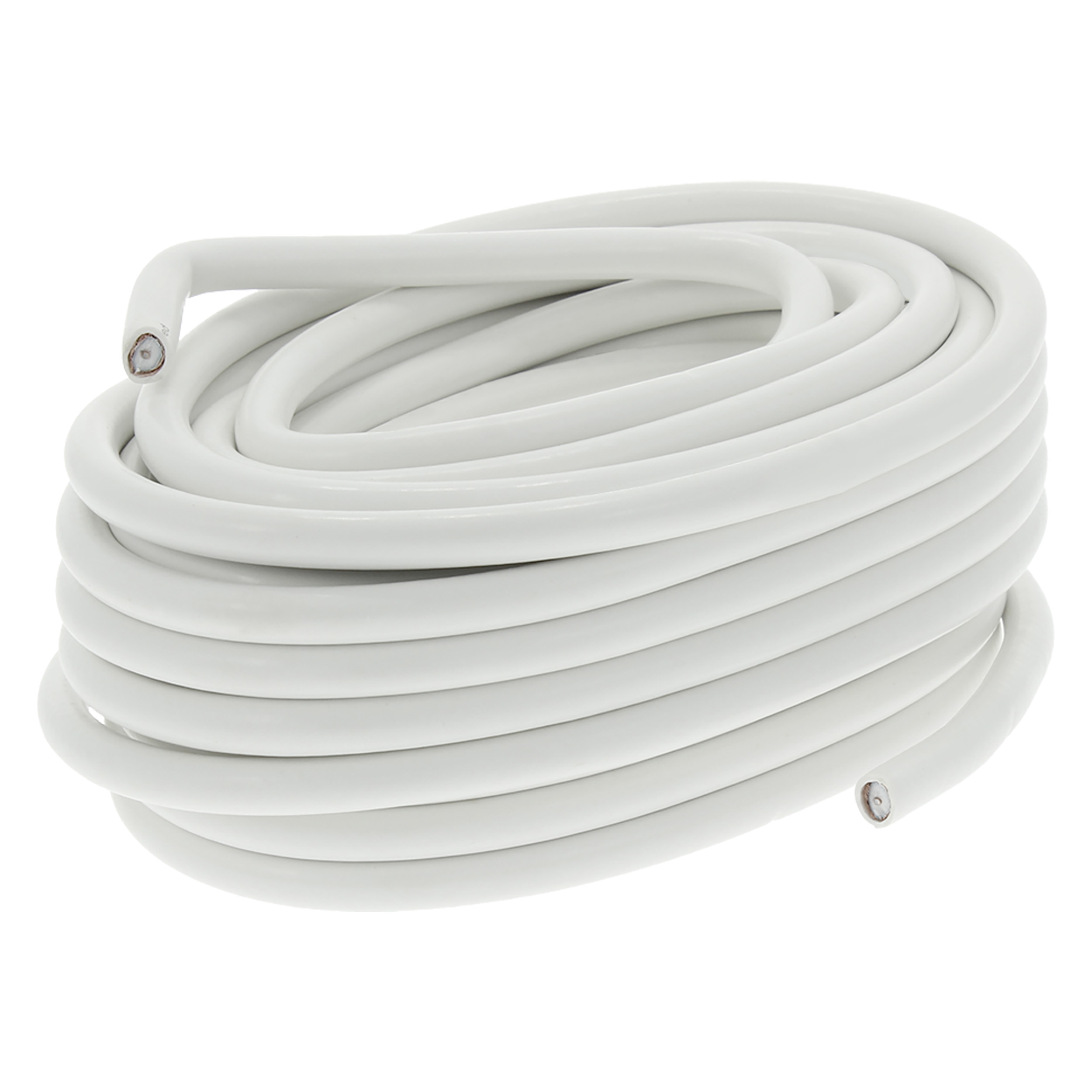 00.130.12 Q-Link  coax kabel prof - klasse A wit 50 m. Ø7 mm²