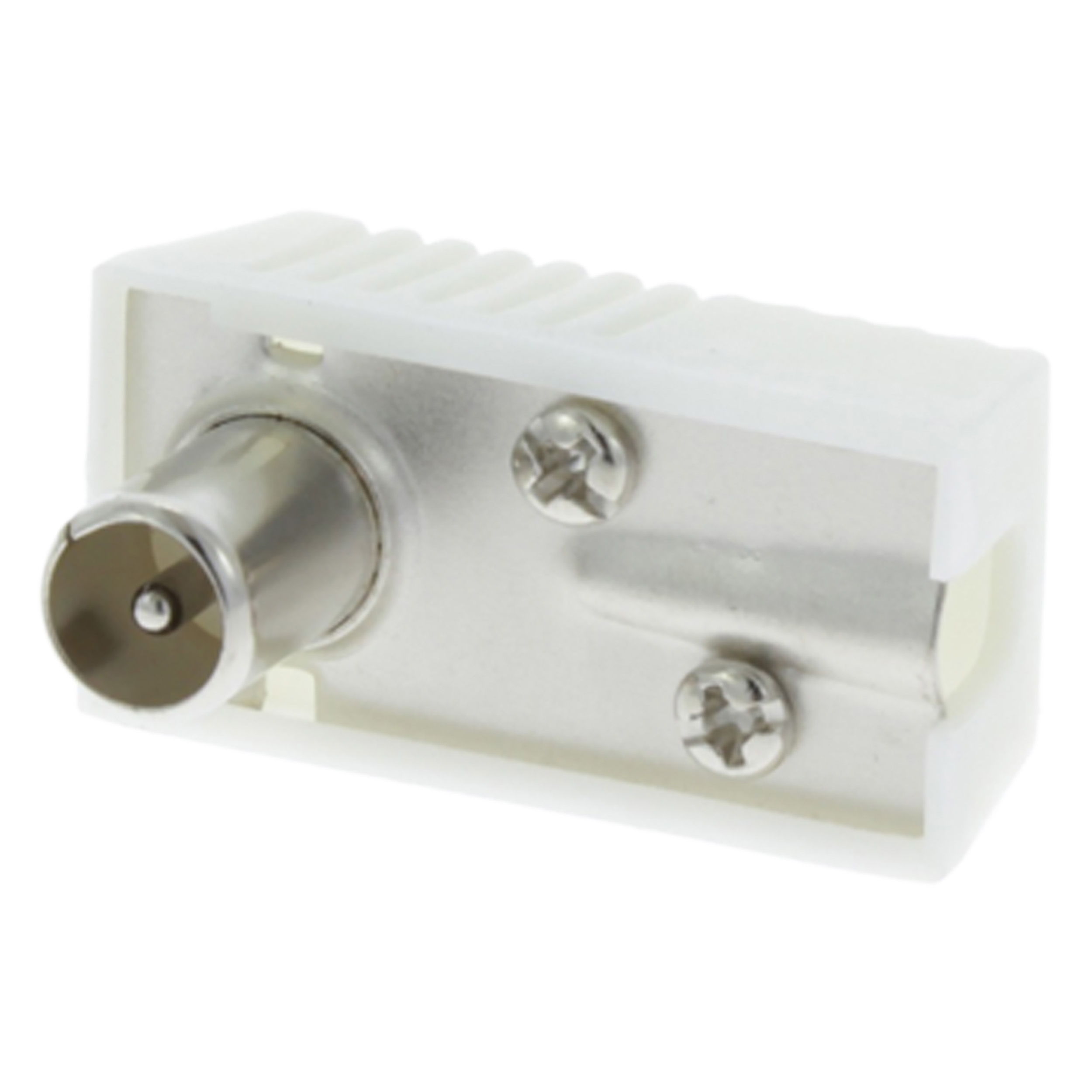 00.130.67 Q-Link  coax stekker male/female wit 9 mm