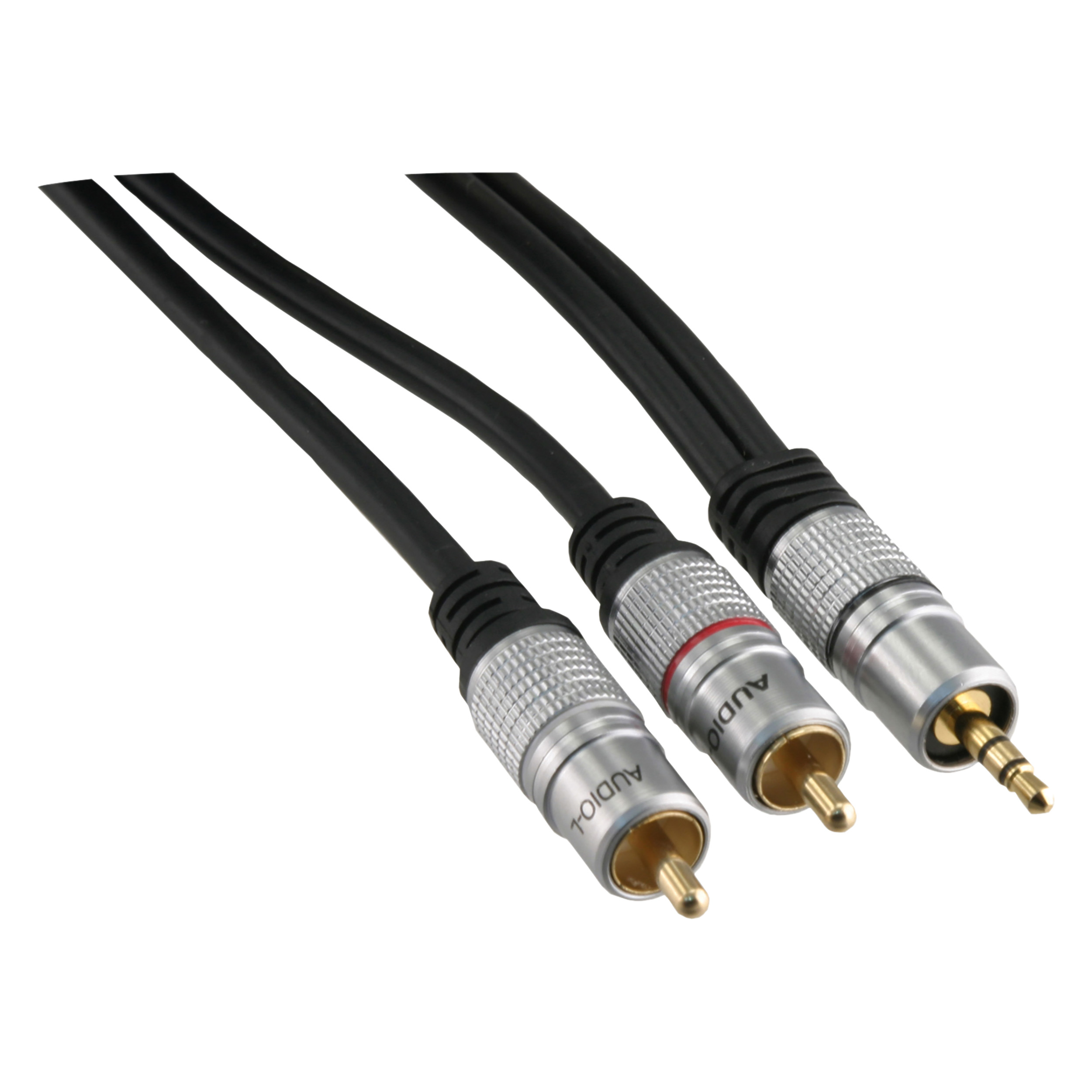 00.131.74 Q-Link  tulp kabel 2 RCA-male - 2 m - zwart