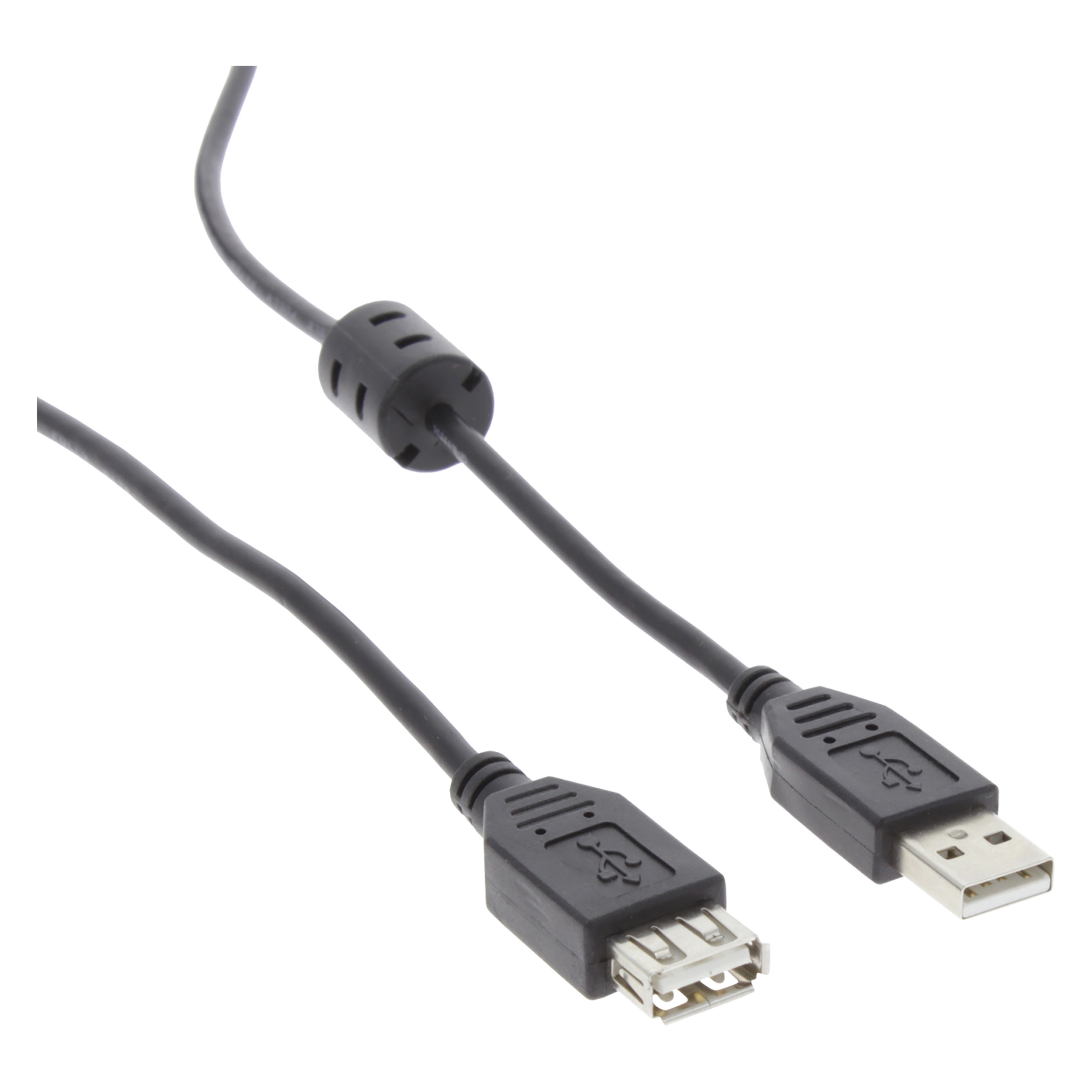 00.132.29 Q-Link  USB kabel 2.0 USB-A male/USB-A female - 5 m - zwart