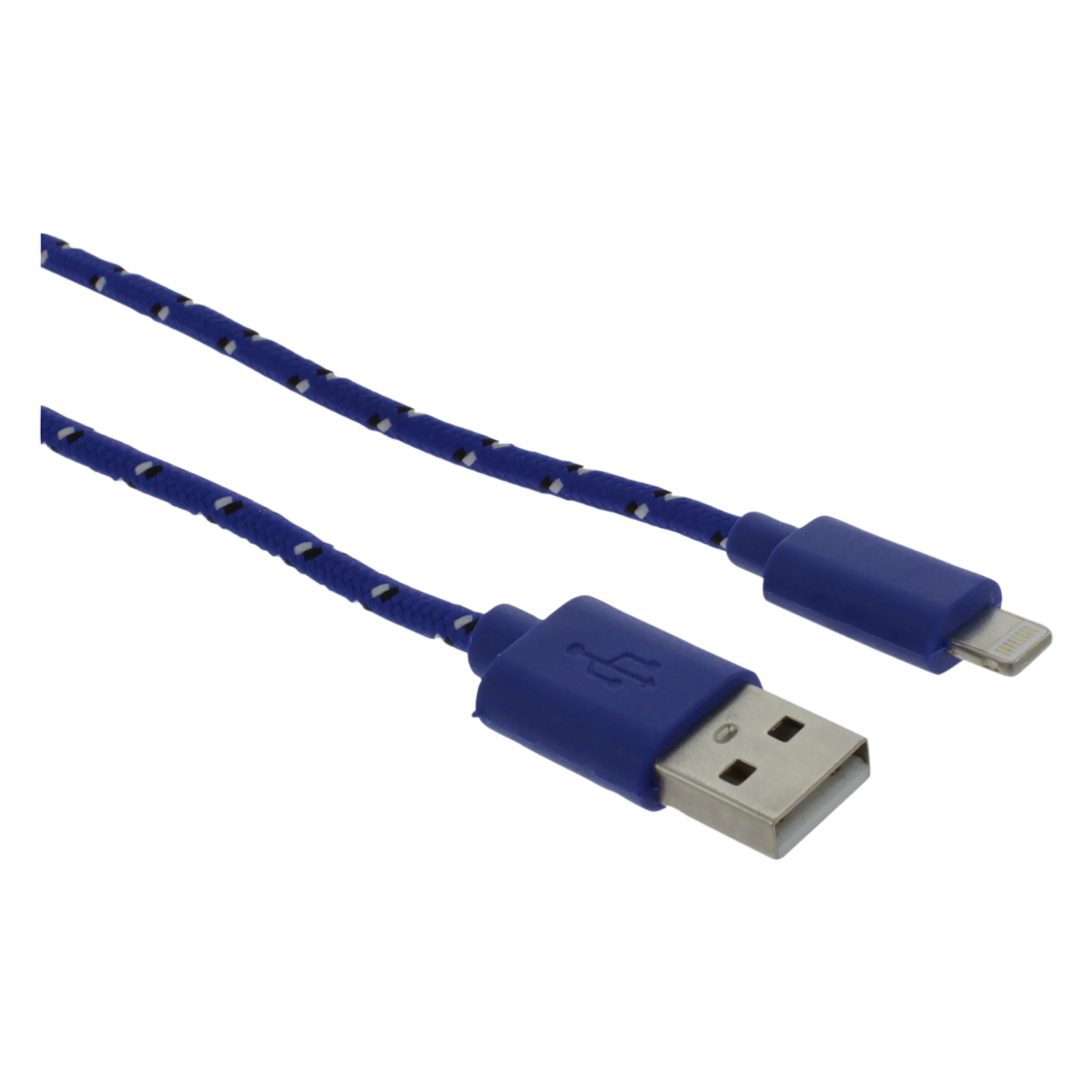 00.134.26 Q-Link  datakabel USB - iPhone - 1.5 m - blauw