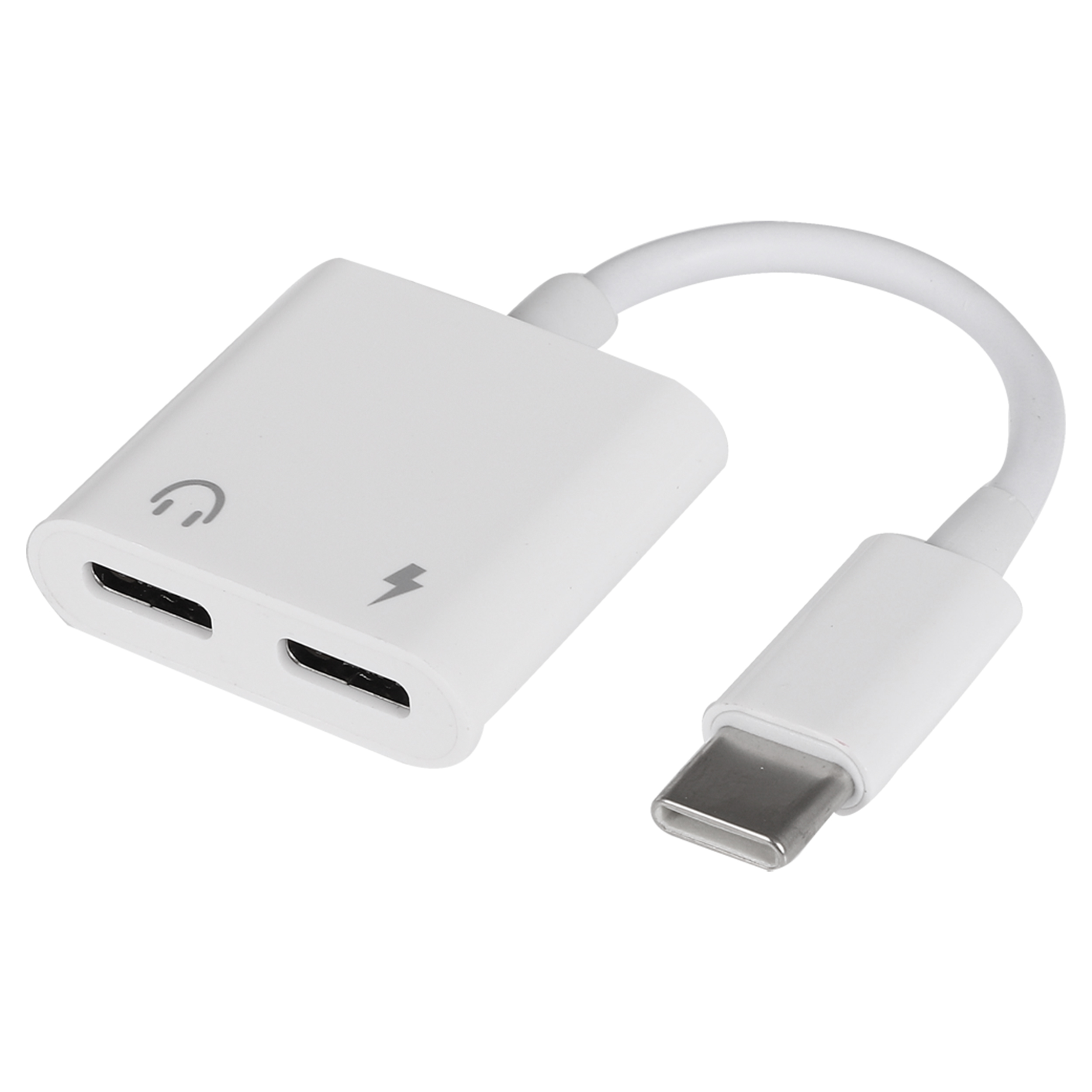 00.137.36 Q-Link  splitter type-C - 2 x type-C wit 