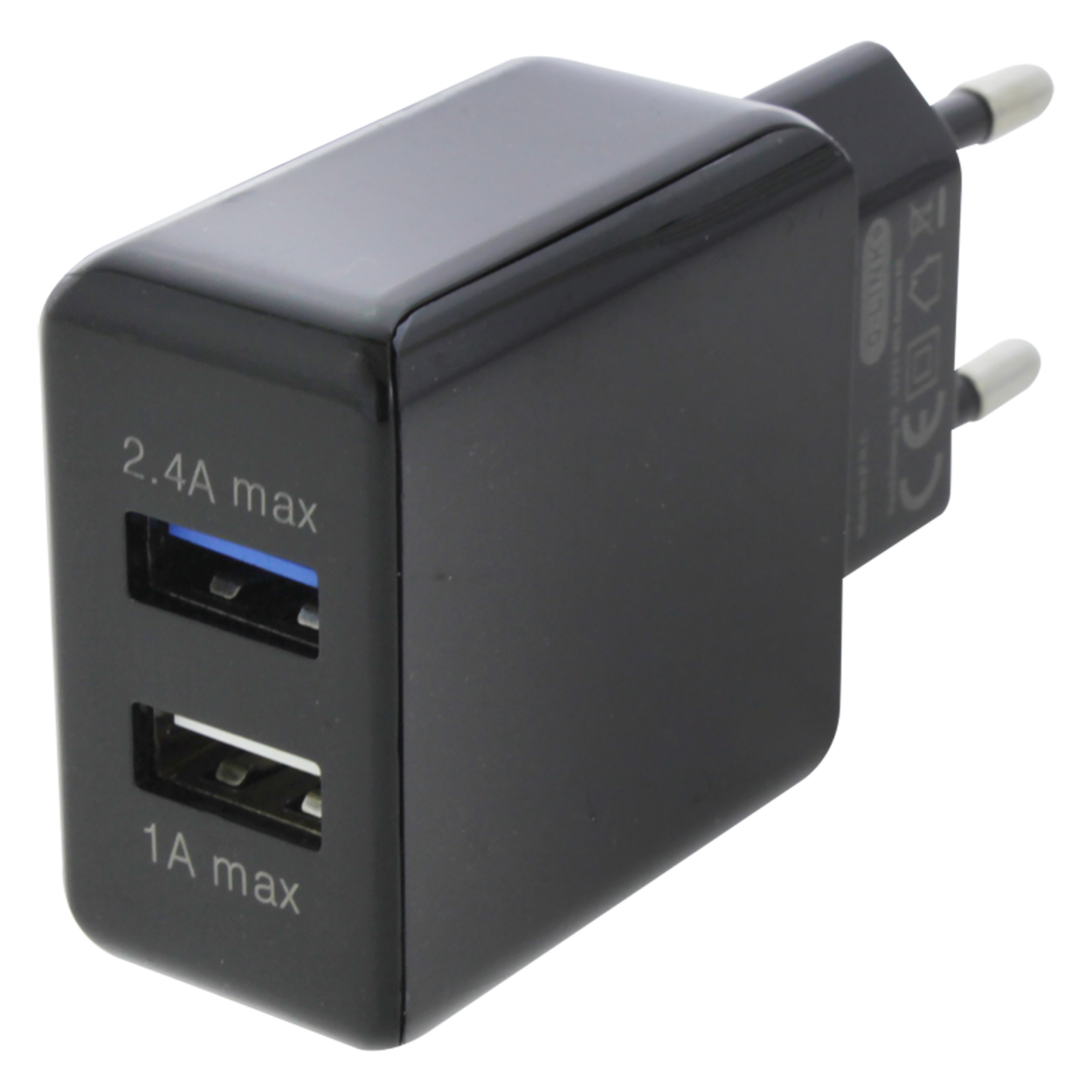 00.137.42 Q-Link  USB lader dubbel zwart 