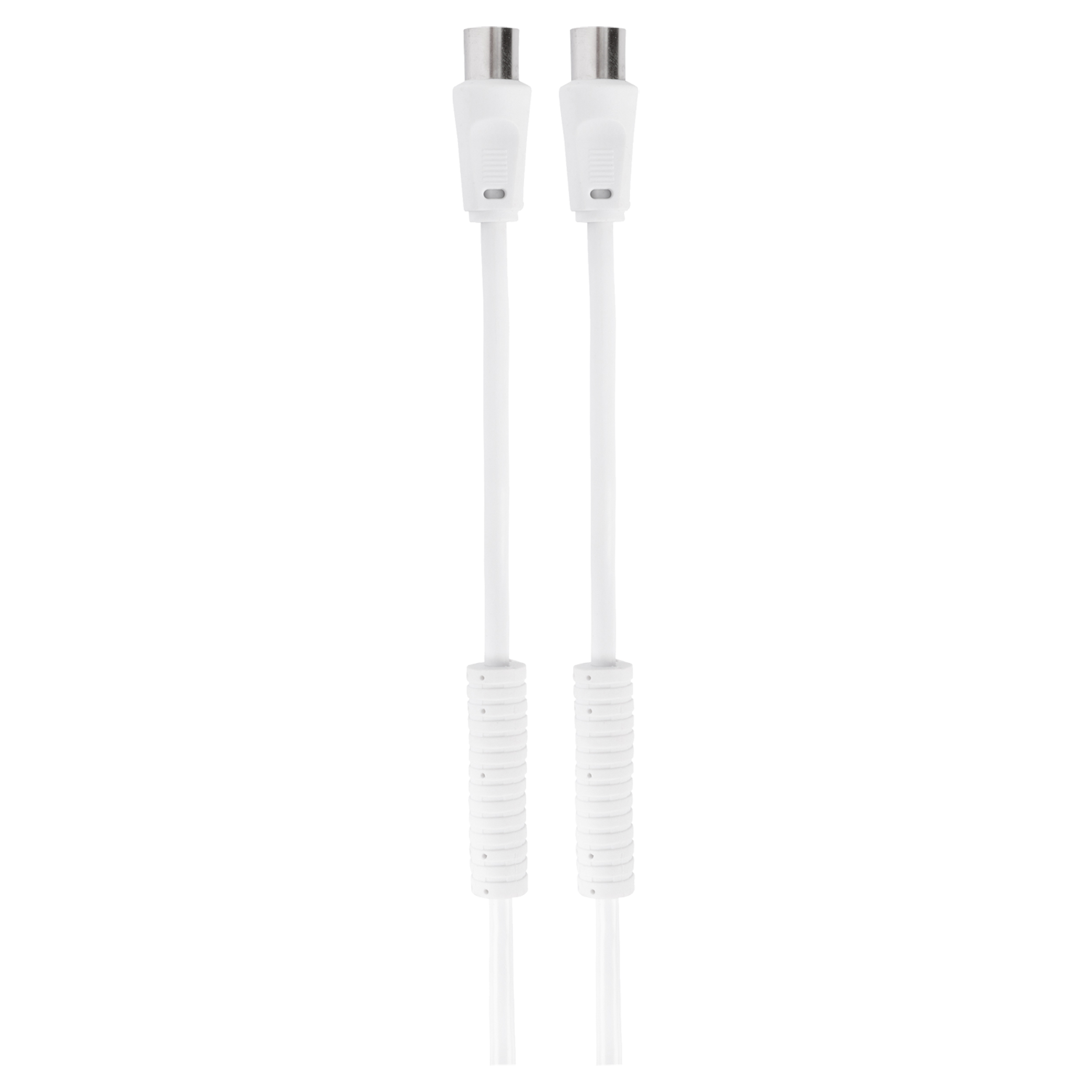 00.150.17 Q-Link  coax kabel 3C2V - HF - stekker recht wit 2 m