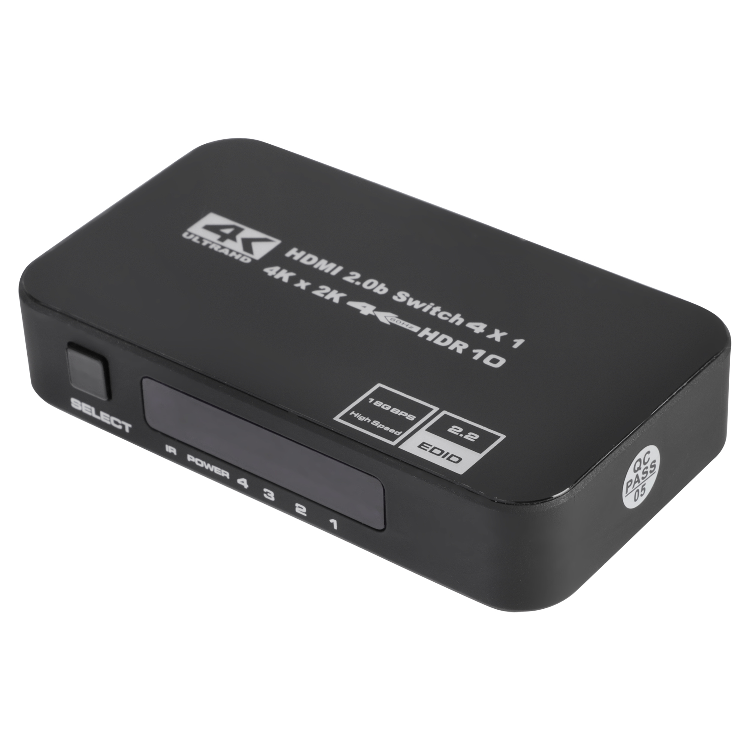 00.151.53 Q-Link  HDMI switch HD - 4P - 4K/60HZ zwart 