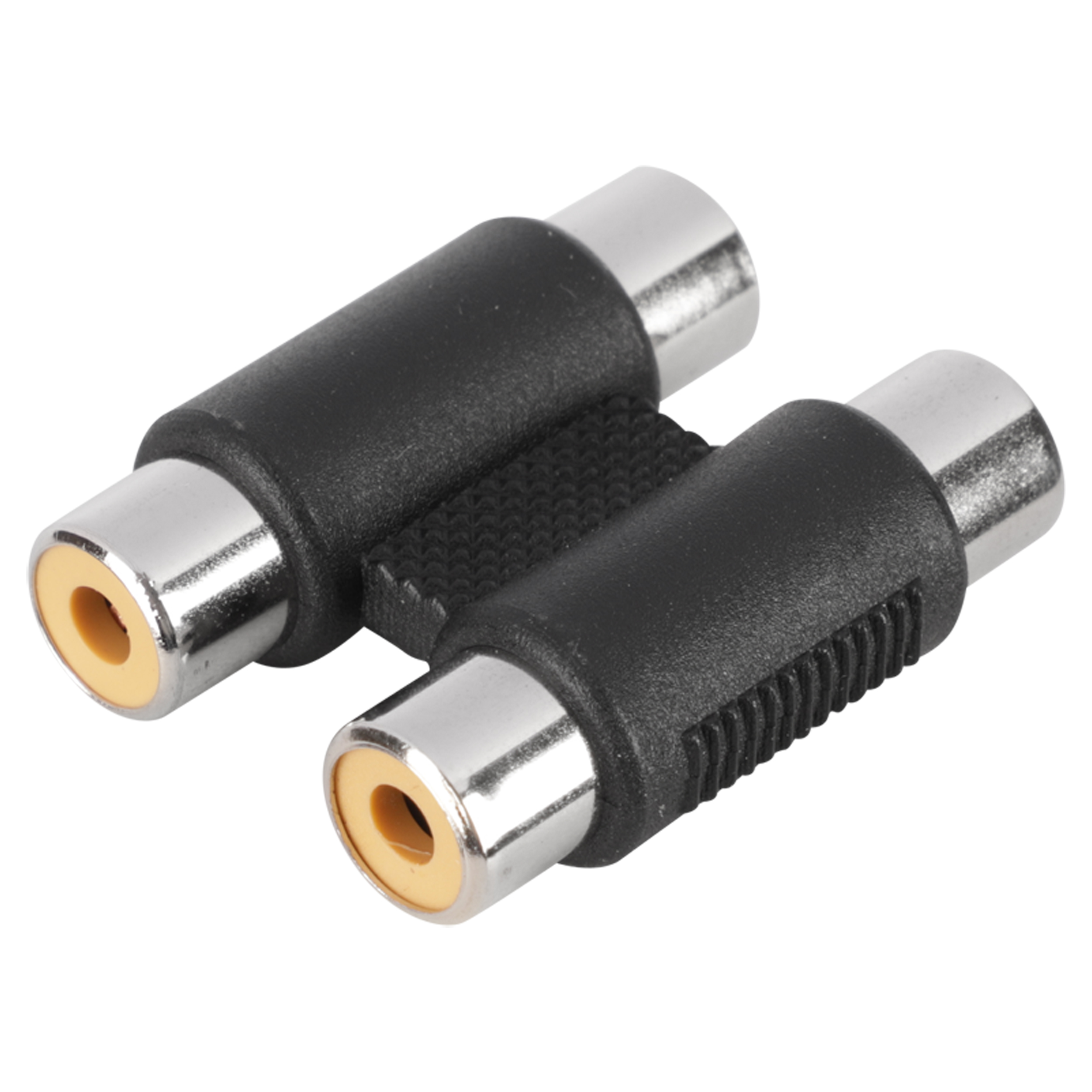 00.151.86 Q-Link  tulp verbinder 2 x RCA - 2 x RCA - female zwart 