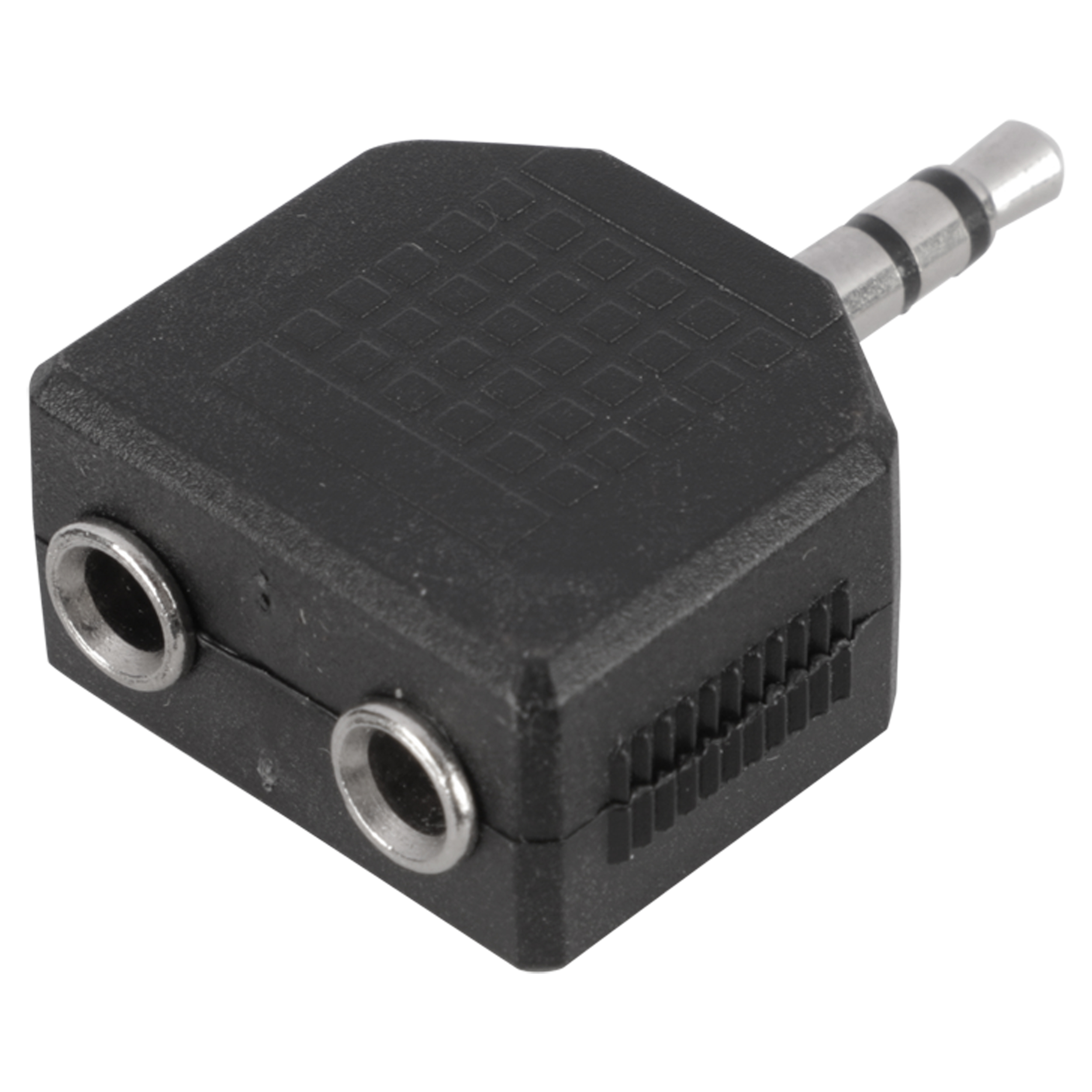 00.152.06 Q-Link  stereo splitter 3.5 mm - 1 x male/2 x female zwart 