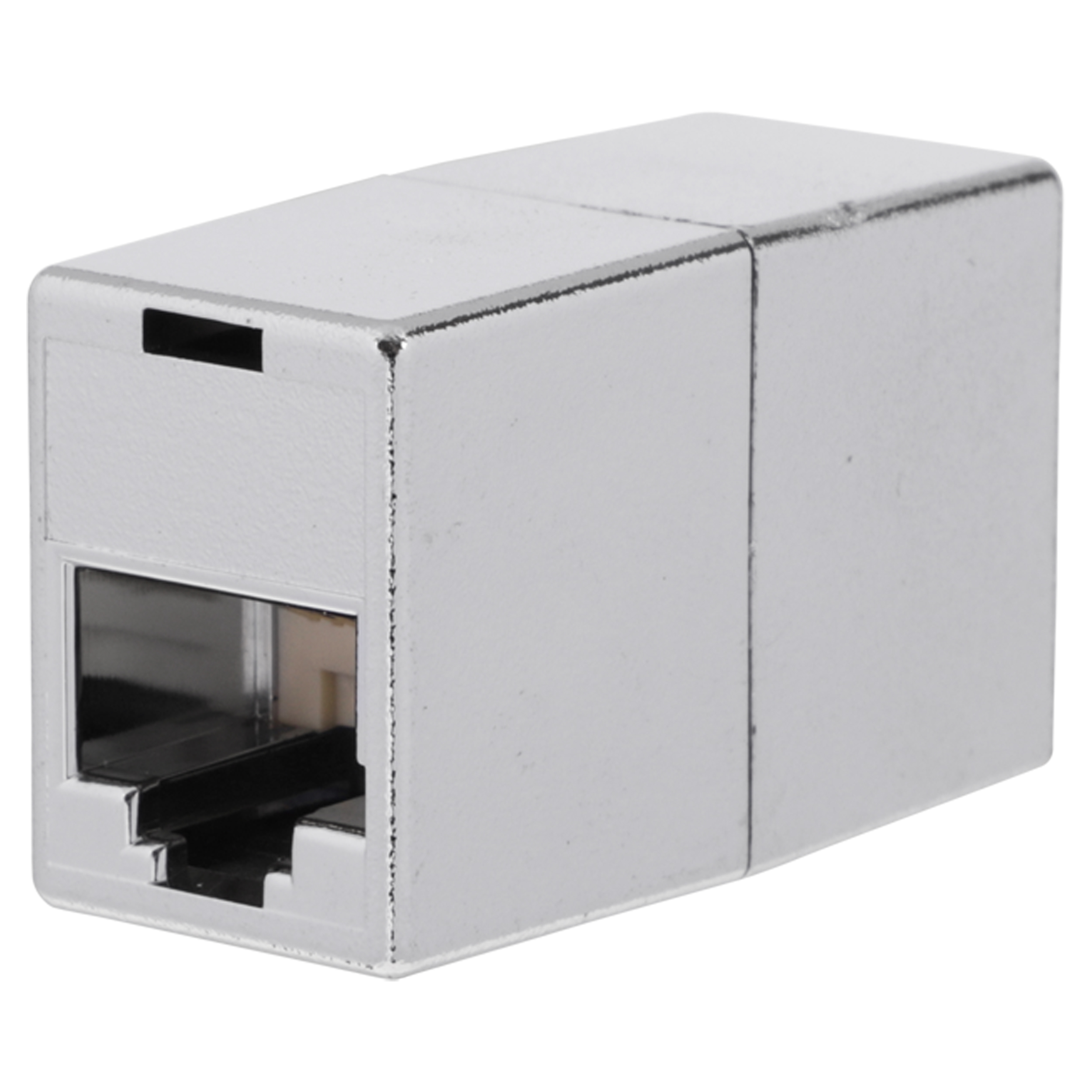 00.153.01 Q-Link  UTP koppelstuk CAT6 - RJ45 - afgeschermd alu-kleur 