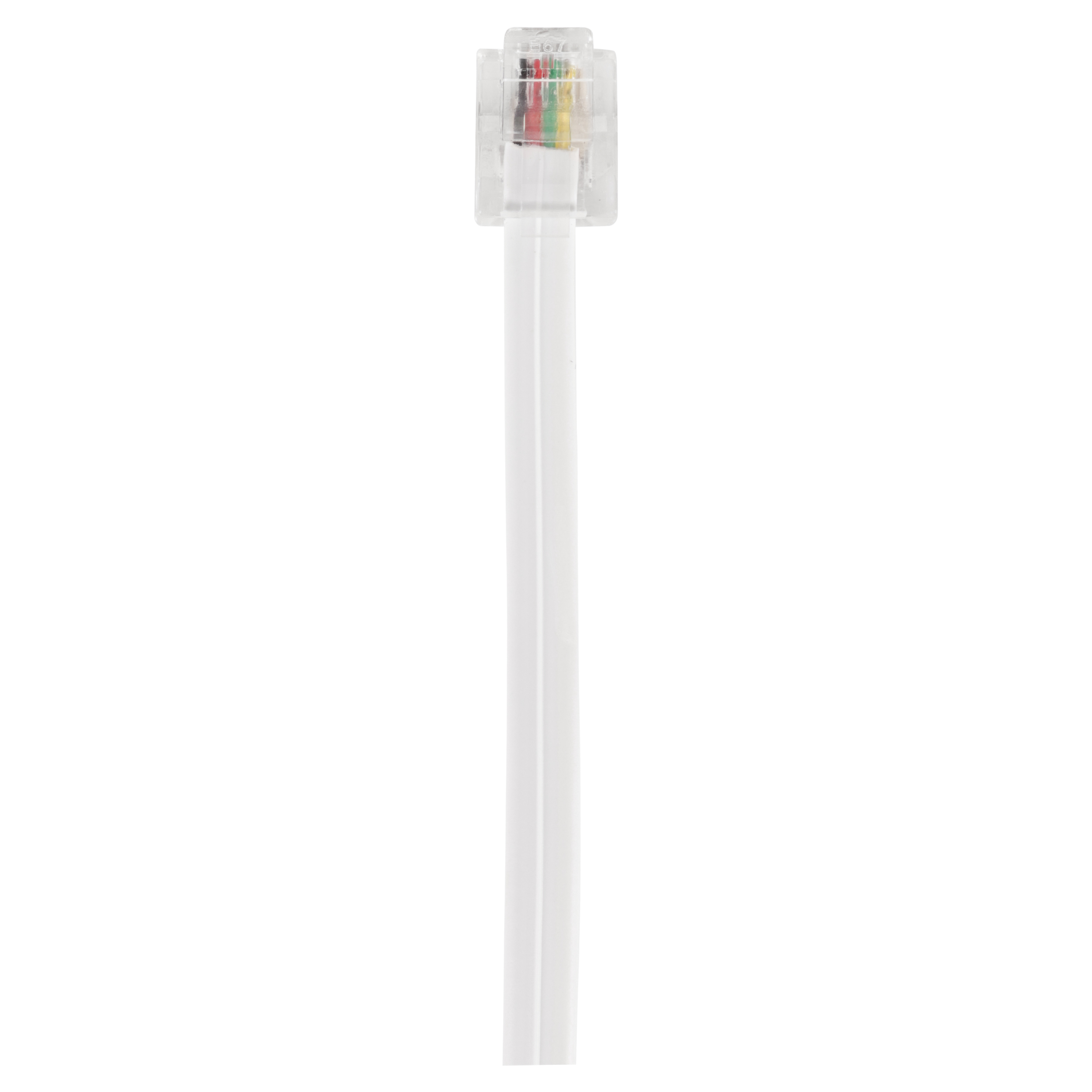 00.153.22 Q-Link  telefoon aansluitsnoer modulair - 2 x RJ11 plug wit 5 m