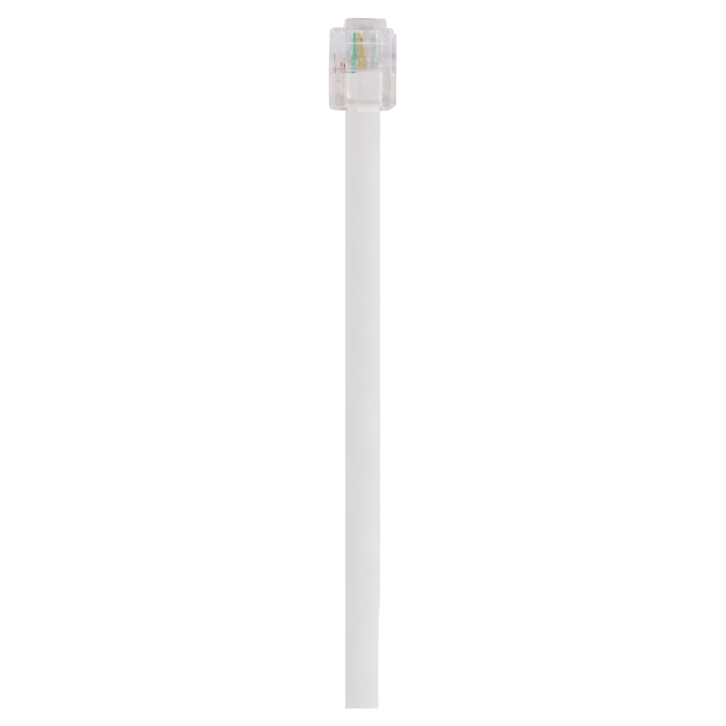 00.153.24 Q-Link  telefoon aansluitsnoer modulair - 2 x RJ11 plug wit 10 m