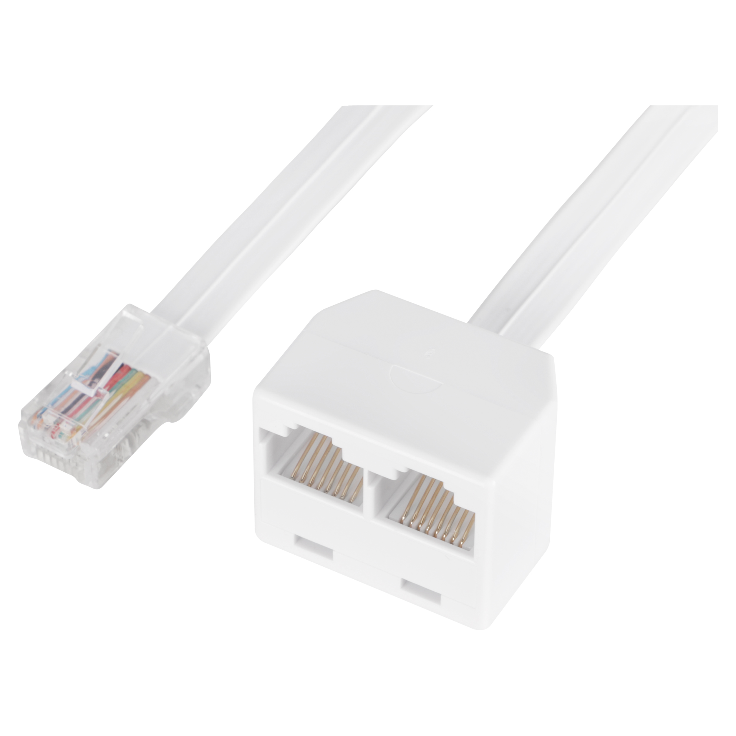 00.153.34 Q-Link  telefoon splitter modulair wit 