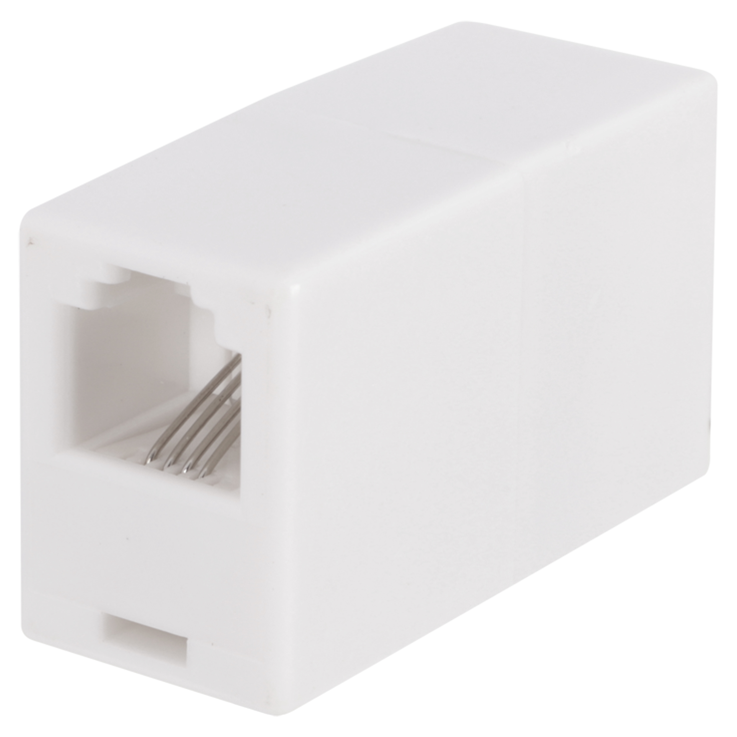 00.153.38 Q-Link  telefoon koppelstuk modulair - RJ11 - 4 p wit 