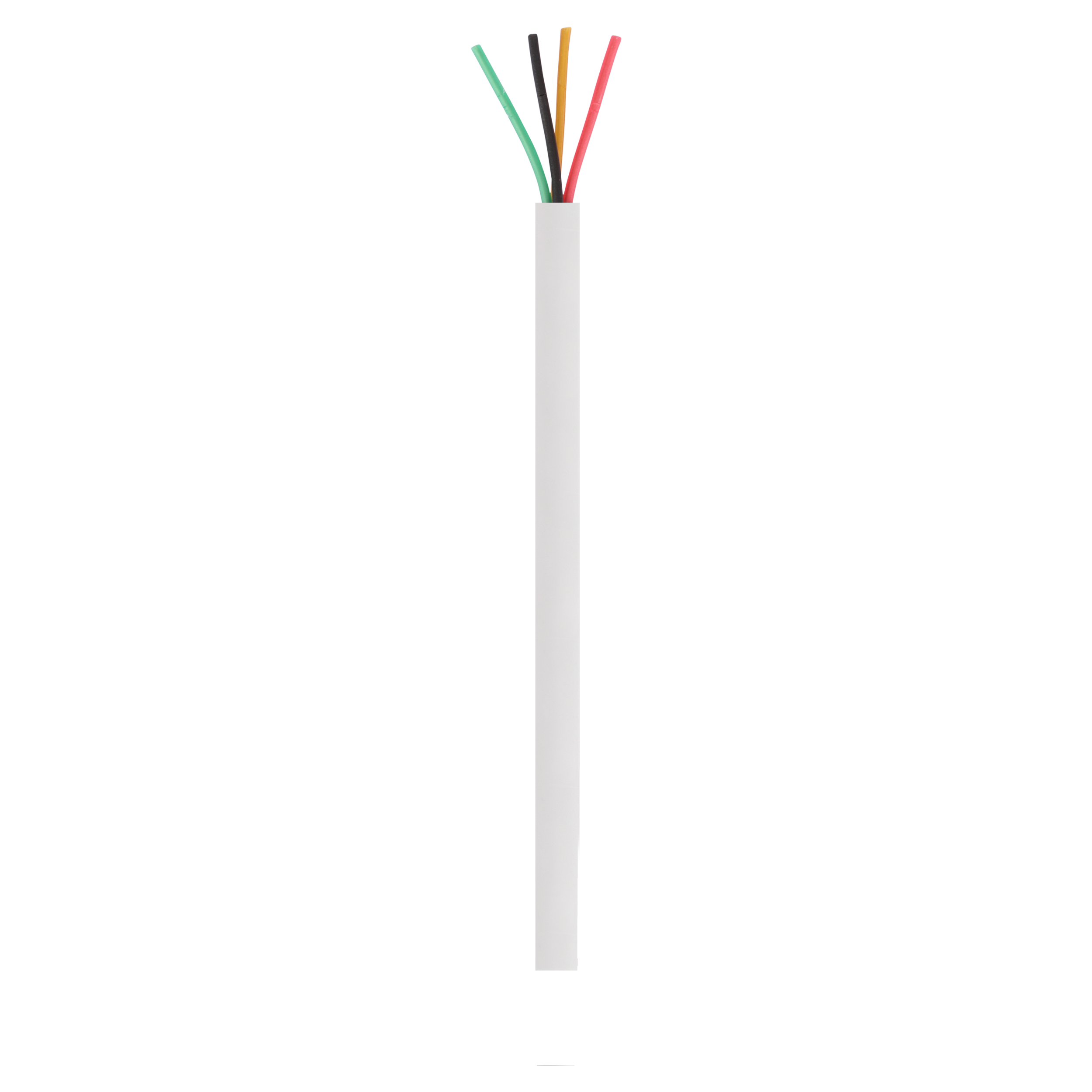 00.153.55 Q-Link  telefoonkabel rond - modulair wit 4 x 0.5 mm², 20 m