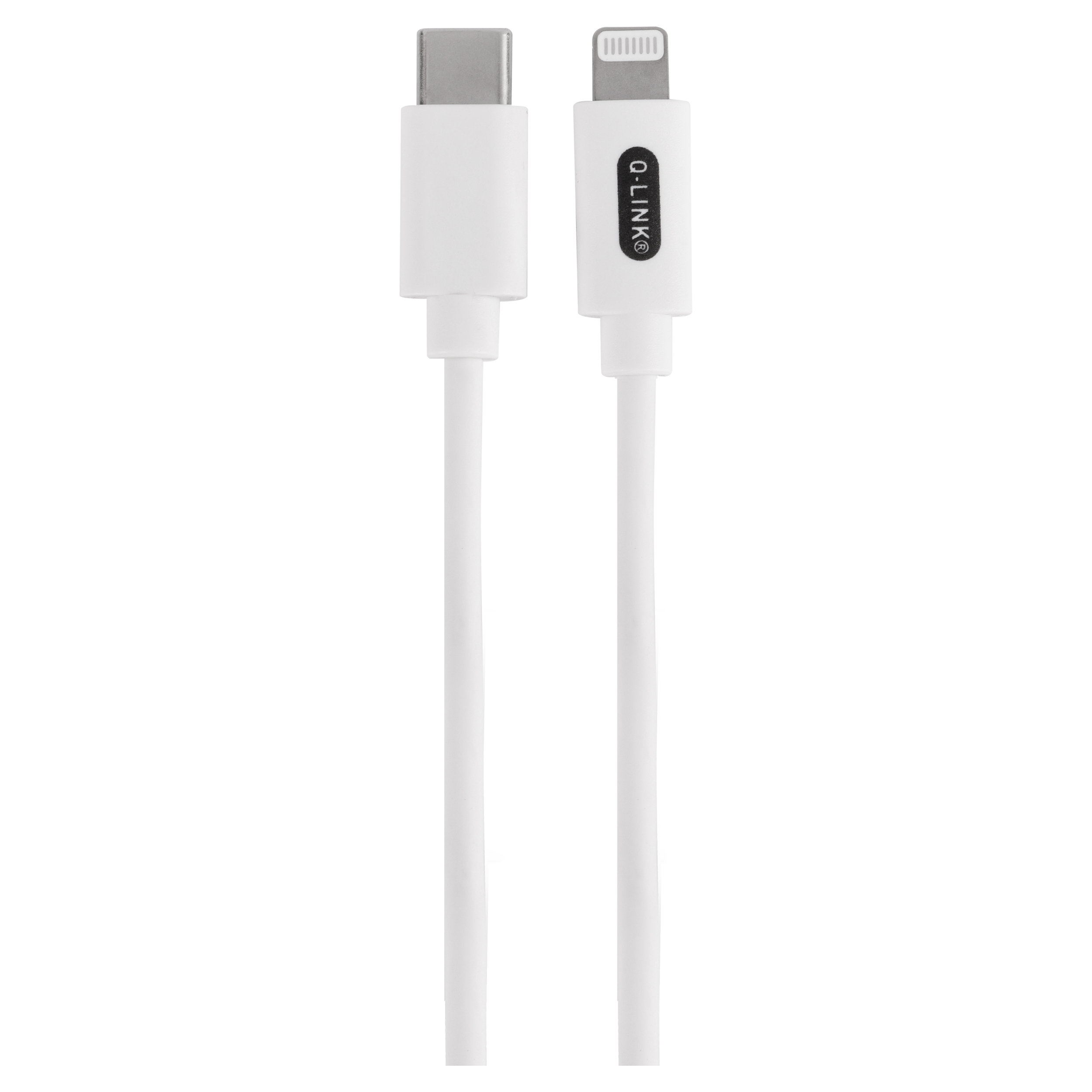 00.153.61 Q-Link  datakabel USB Type-C-iPhone - MFI wit 1 m