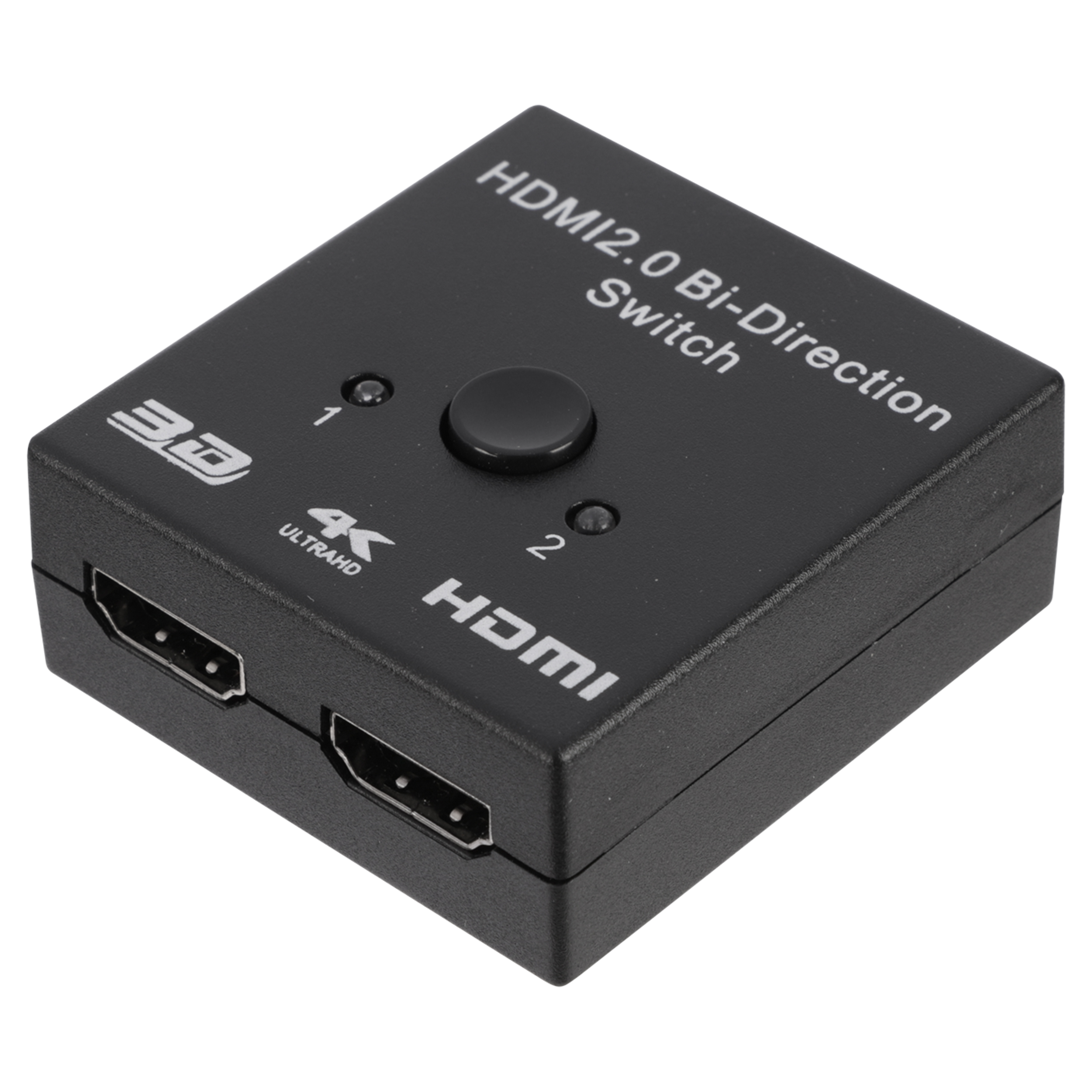00.153.80 Q-Link  HDMI switch BI-Directional - zwart zwart 
