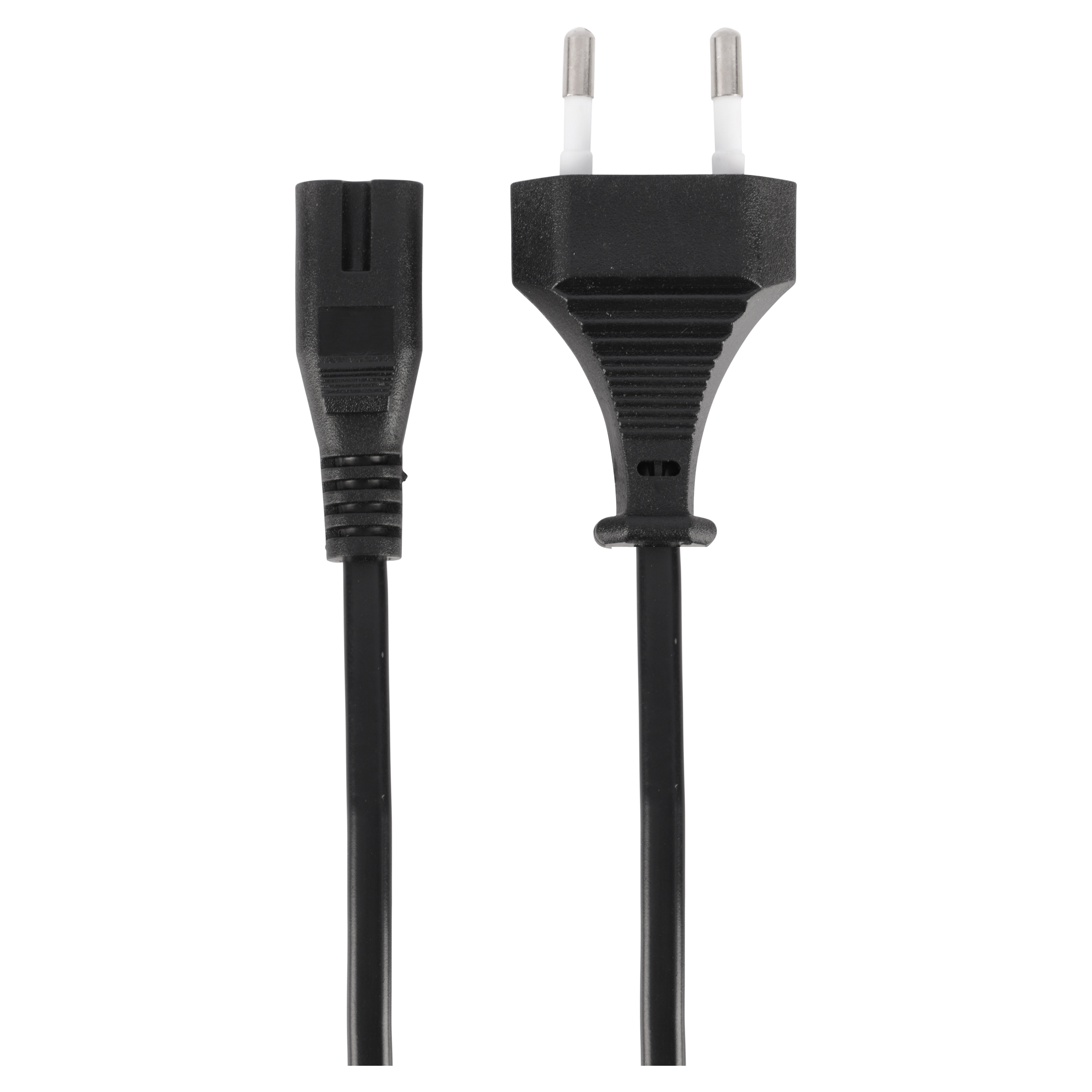 00.153.91 Q-Link  voedingskabel euro plug - C7 zwart 2 m