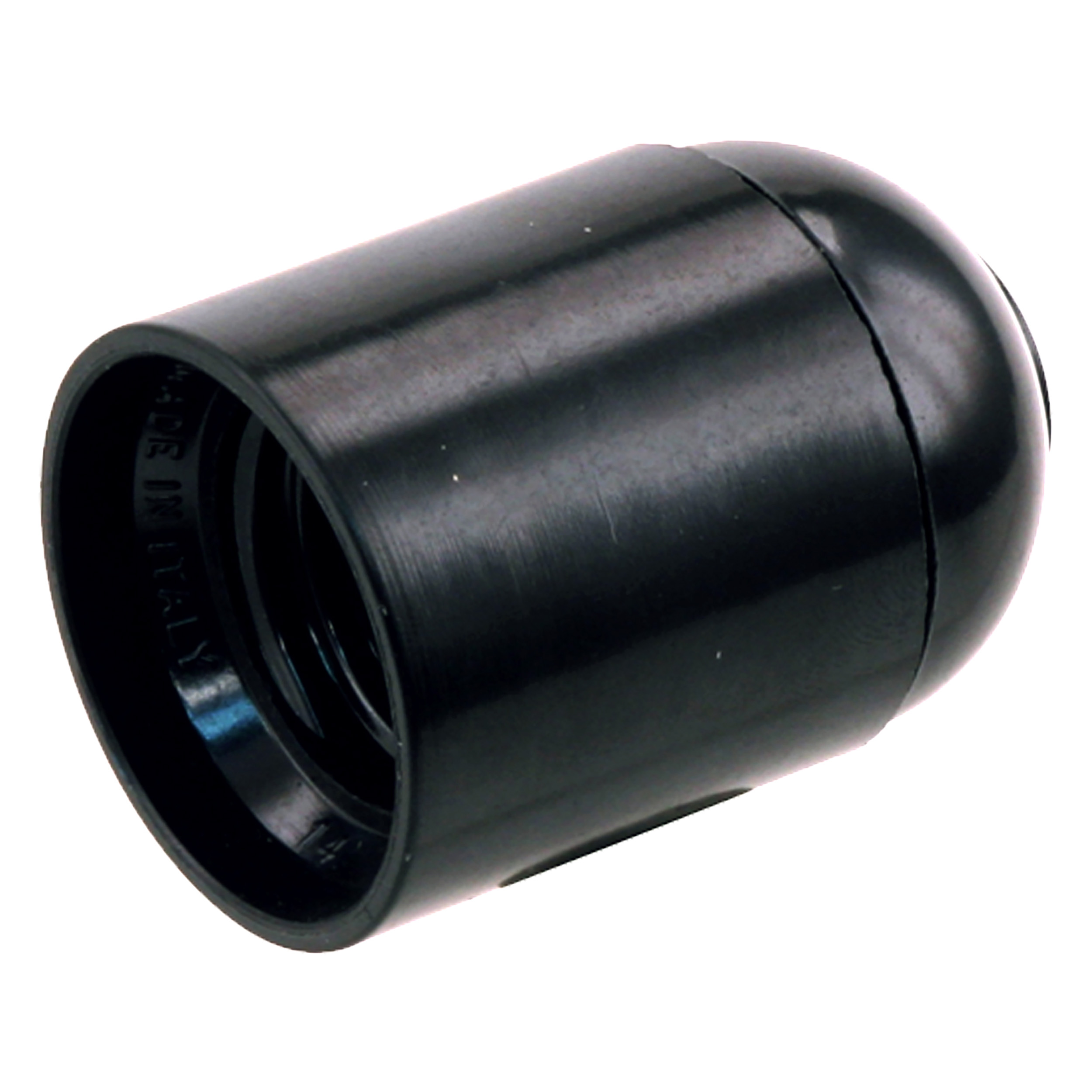 00.320.11   fitting E27 - glad - max 60W zwart 