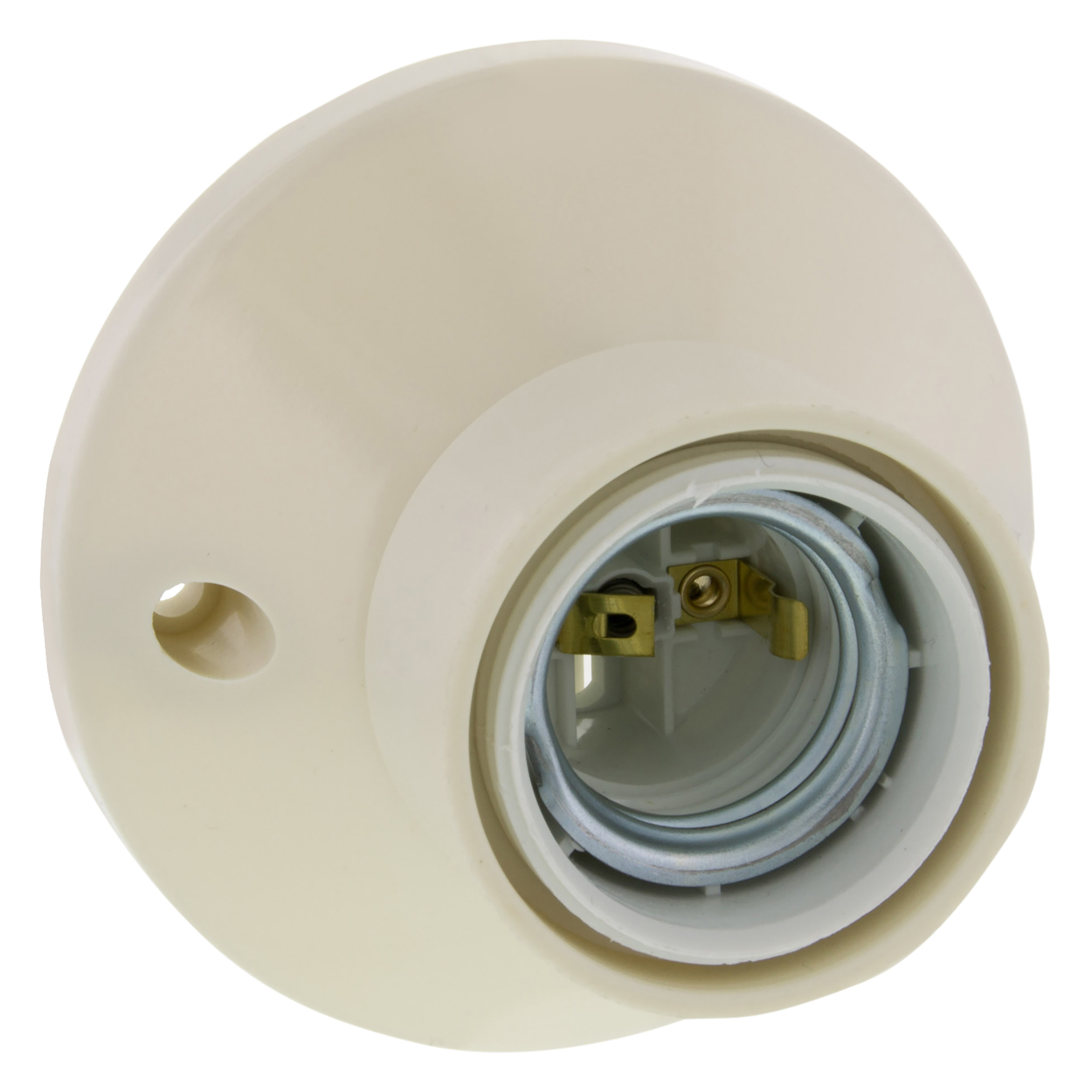 00.321.00   plafondfitting E27 - recht - max 60W crème 