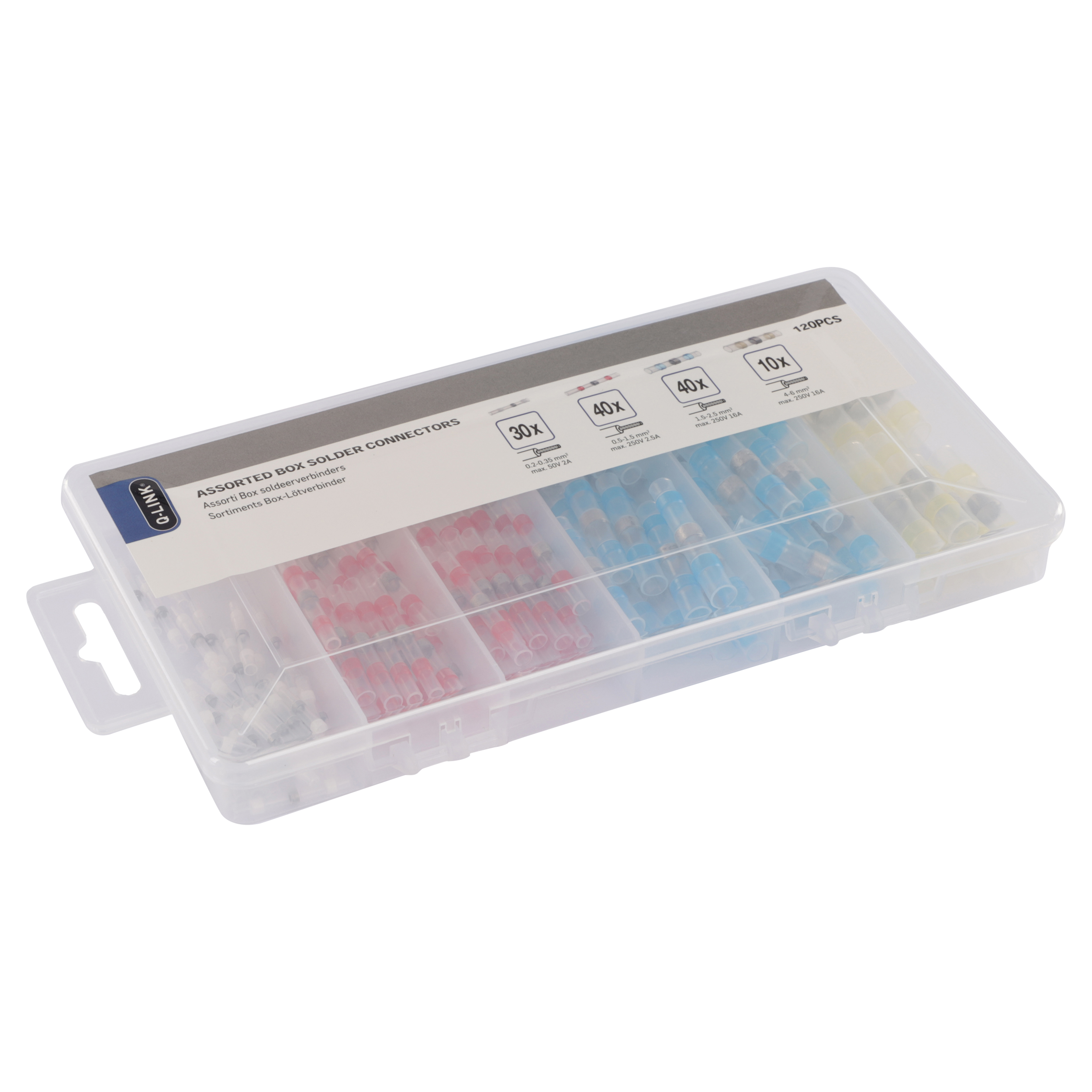 00.530.61 Q-Link  assortibox soldeerverbinders - 120-delig  