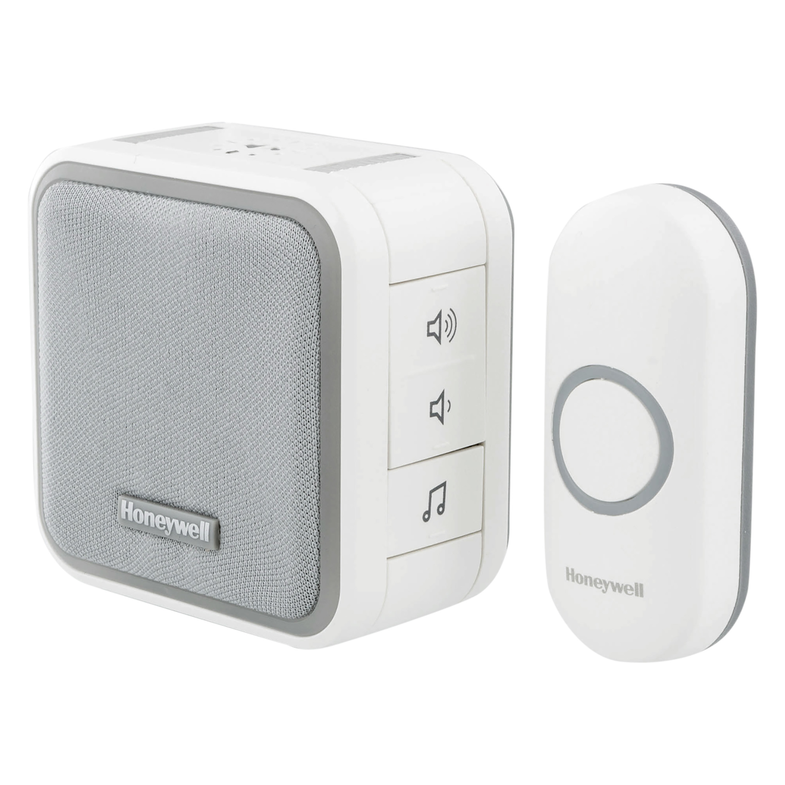 00.634.07 Honeywell  gong type DC515N - draadloos - draagbaar - halogeen - 150 m wit 