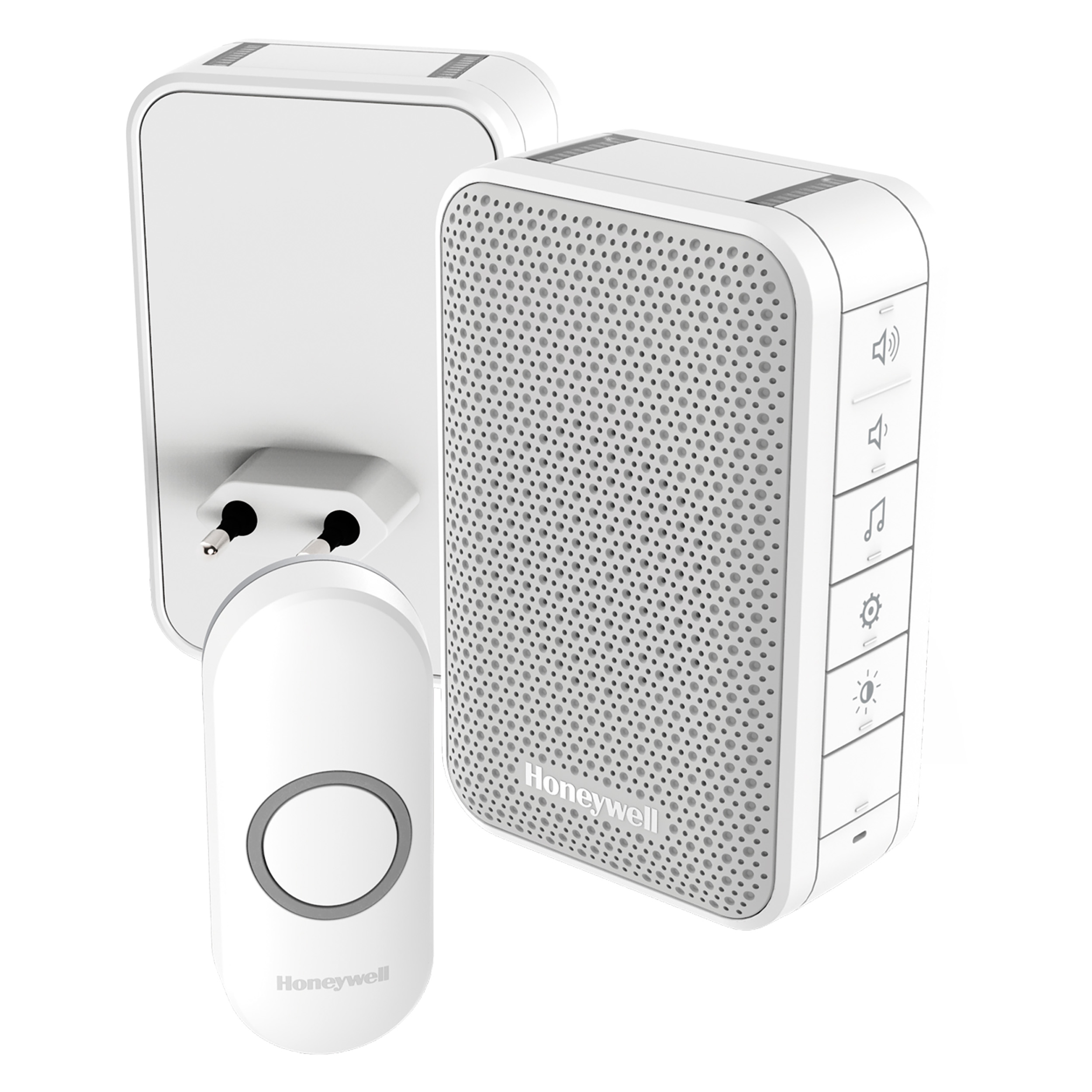 00.634.20 Honeywell  gong type DC313NHGP2 - draadloos - draagbaar/plug-in - LED  