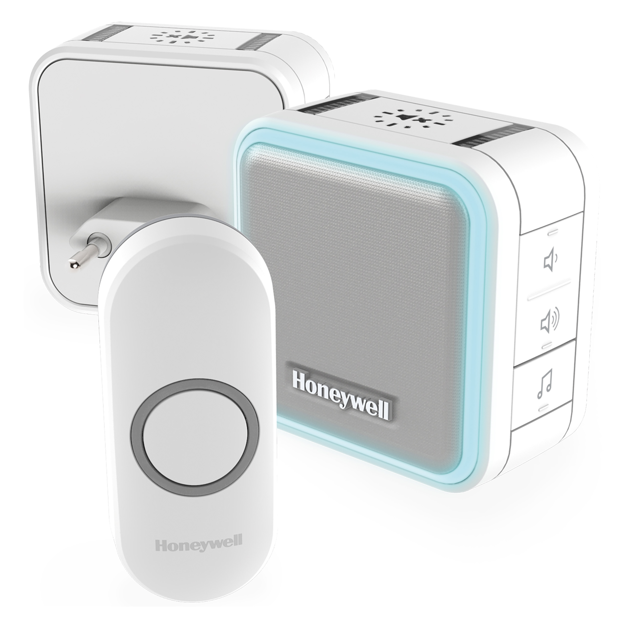 00.634.21 Honeywell  gong type DC515NHGP2 - draadloos - draagbaar/plug-in - halogeen  