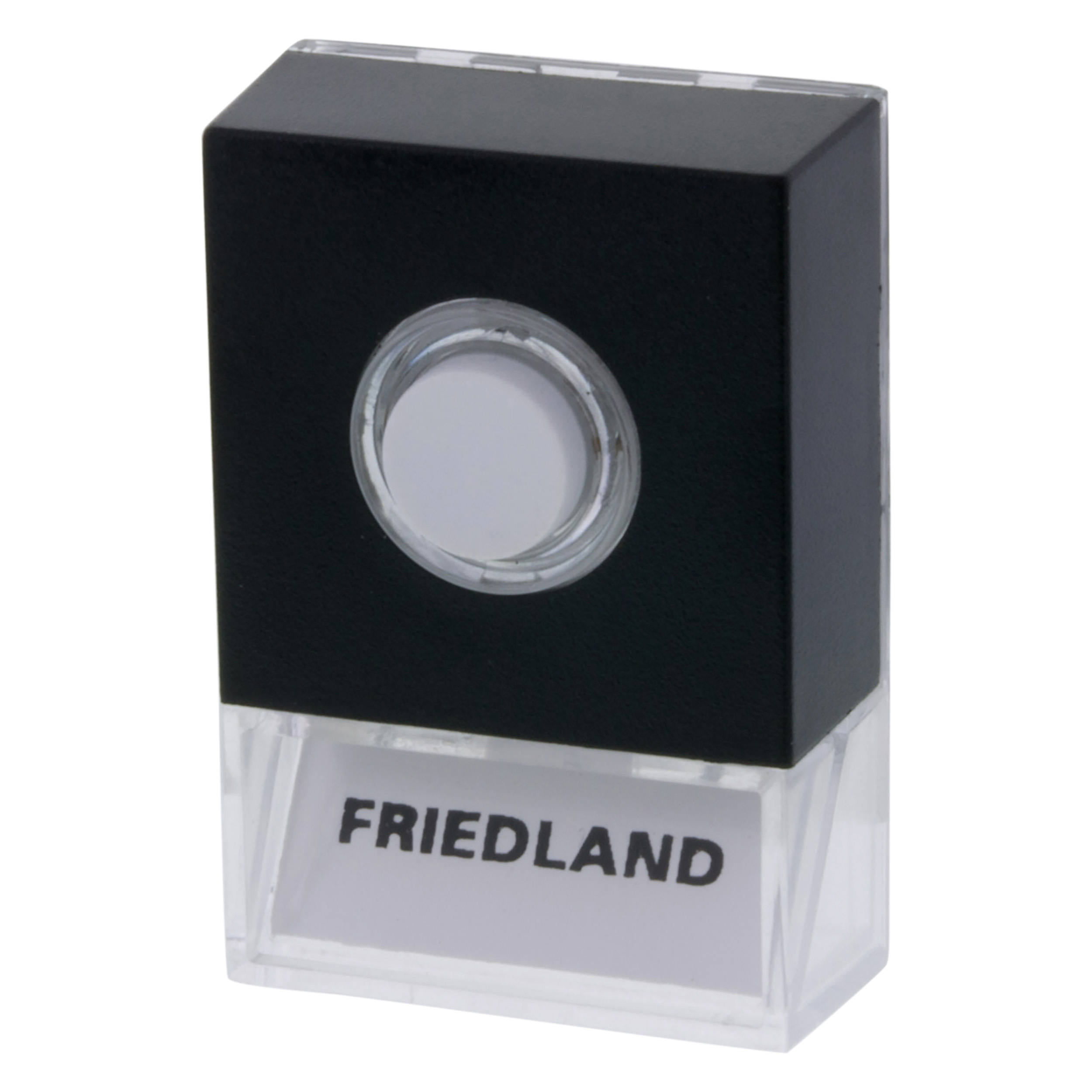 00.634.75 Honeywell  beldrukker type D723W - bedraad - verlicht zwart 
