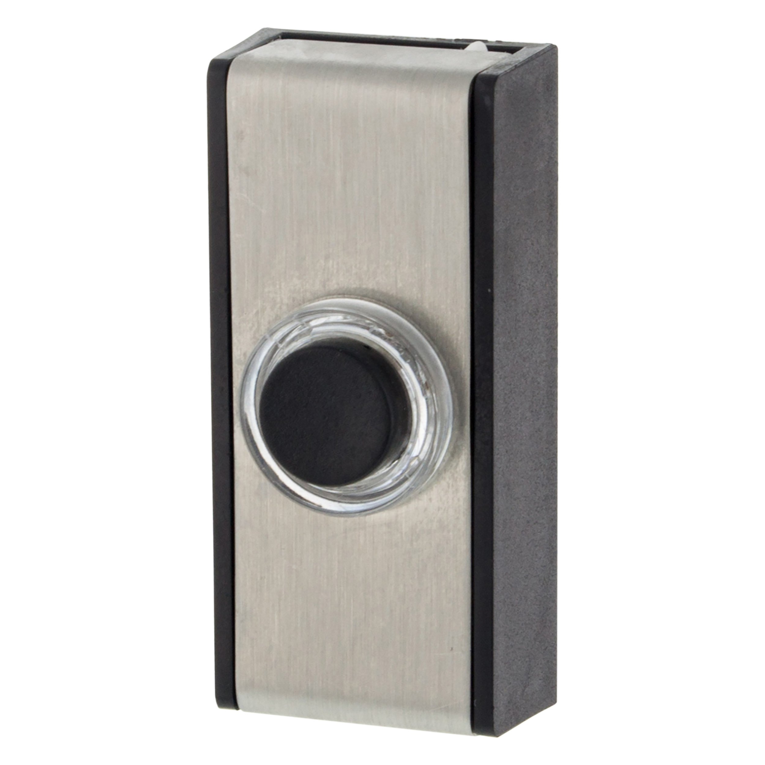 00.634.77 Honeywell  beldrukker type D611 - bedraad zilver/zwart 