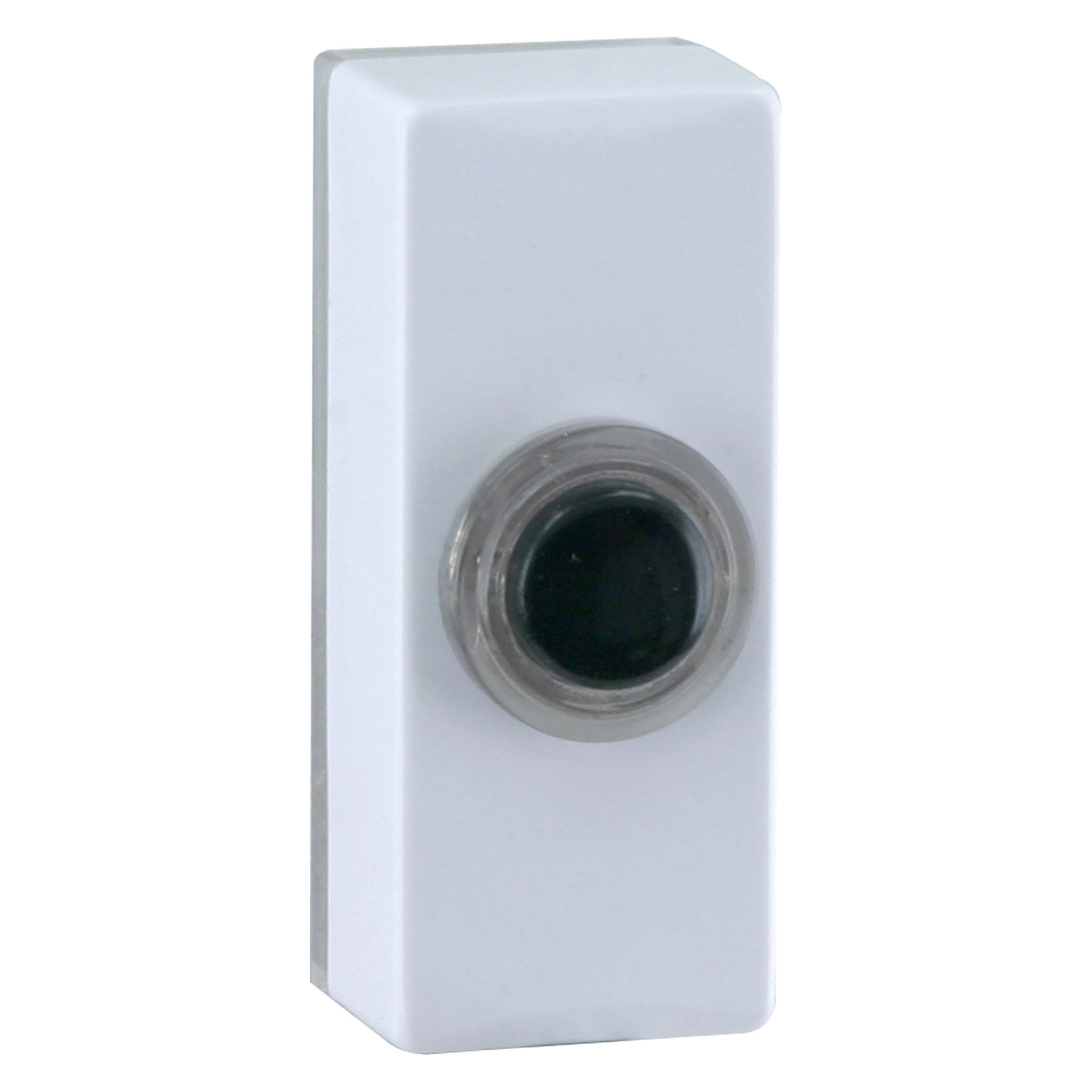 00.640.20 Byron  beldrukker type 7730 - opbouw - verlicht wit 54 x 24 x 15 mm