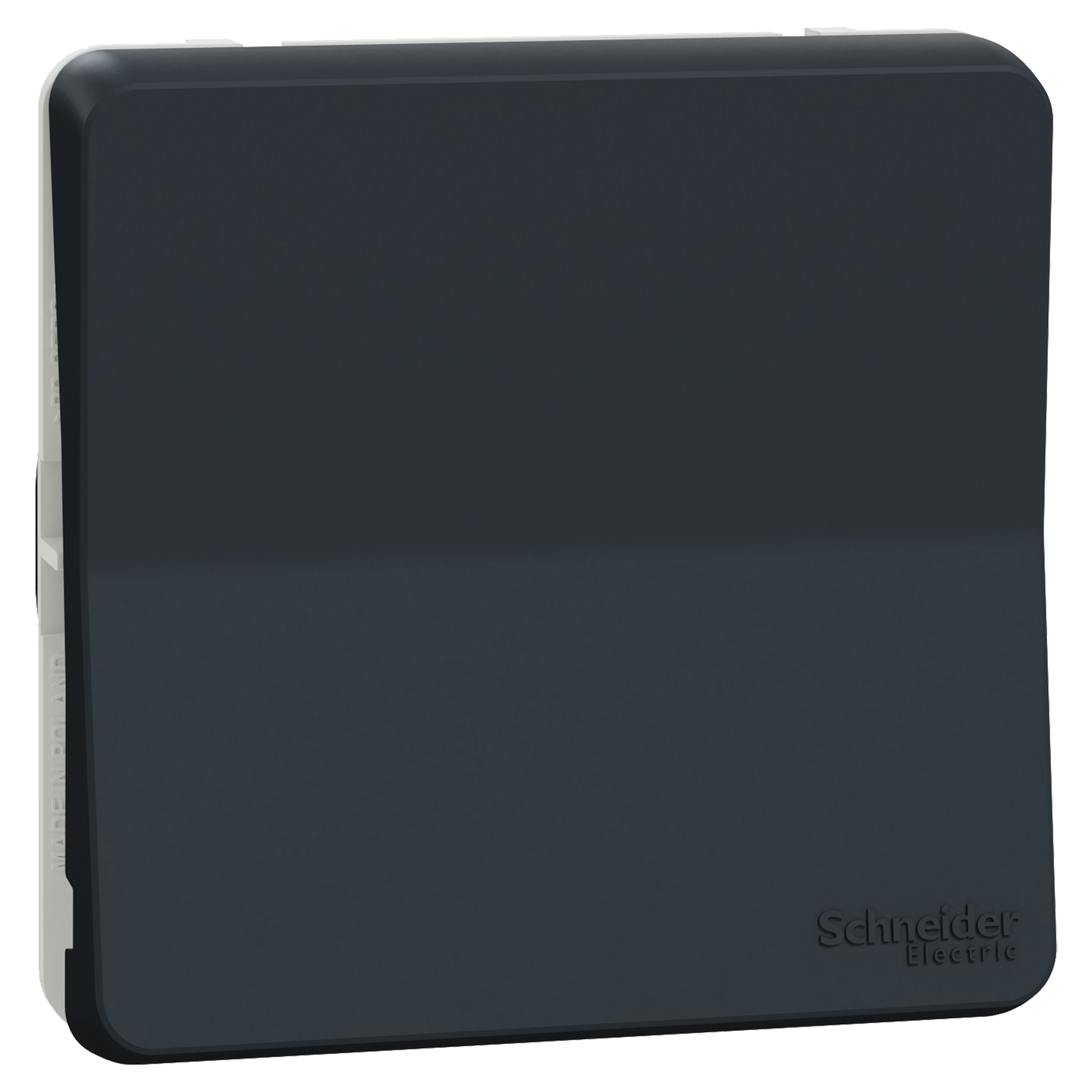 01.039.01 Schneider Mureva Styl schakelaar inbouw - spatwaterdicht - wissel - IP55 antraciet 71 x 71 x 40 mm