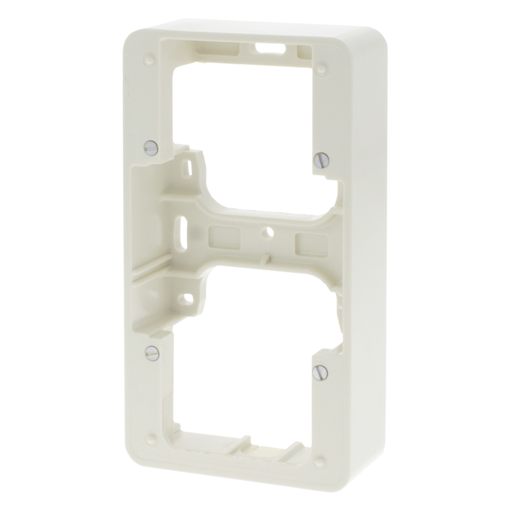 01.077.45 Peha Standard opbouwraam inbouw - 2-voudig crème 