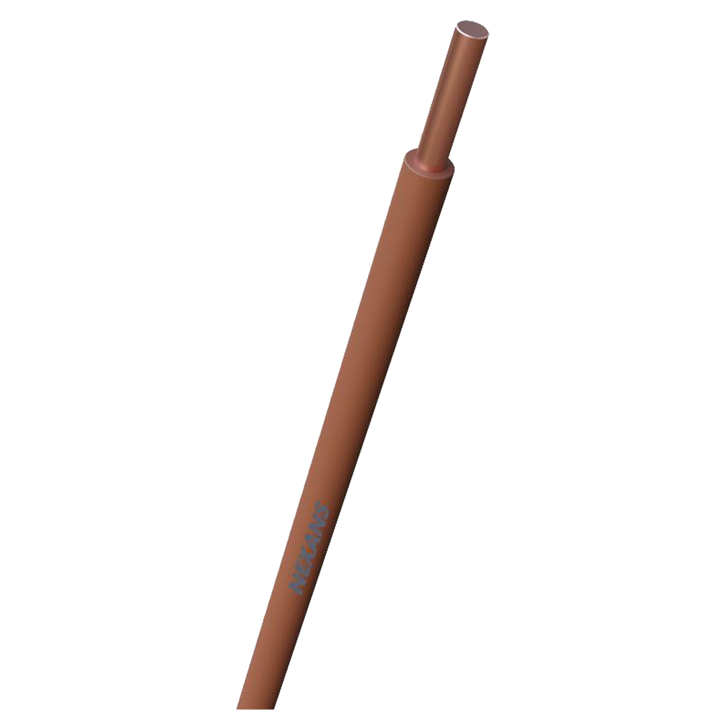 01.264.07 Nexans  installatiedraad  bruin 2.5 mm², 100 m