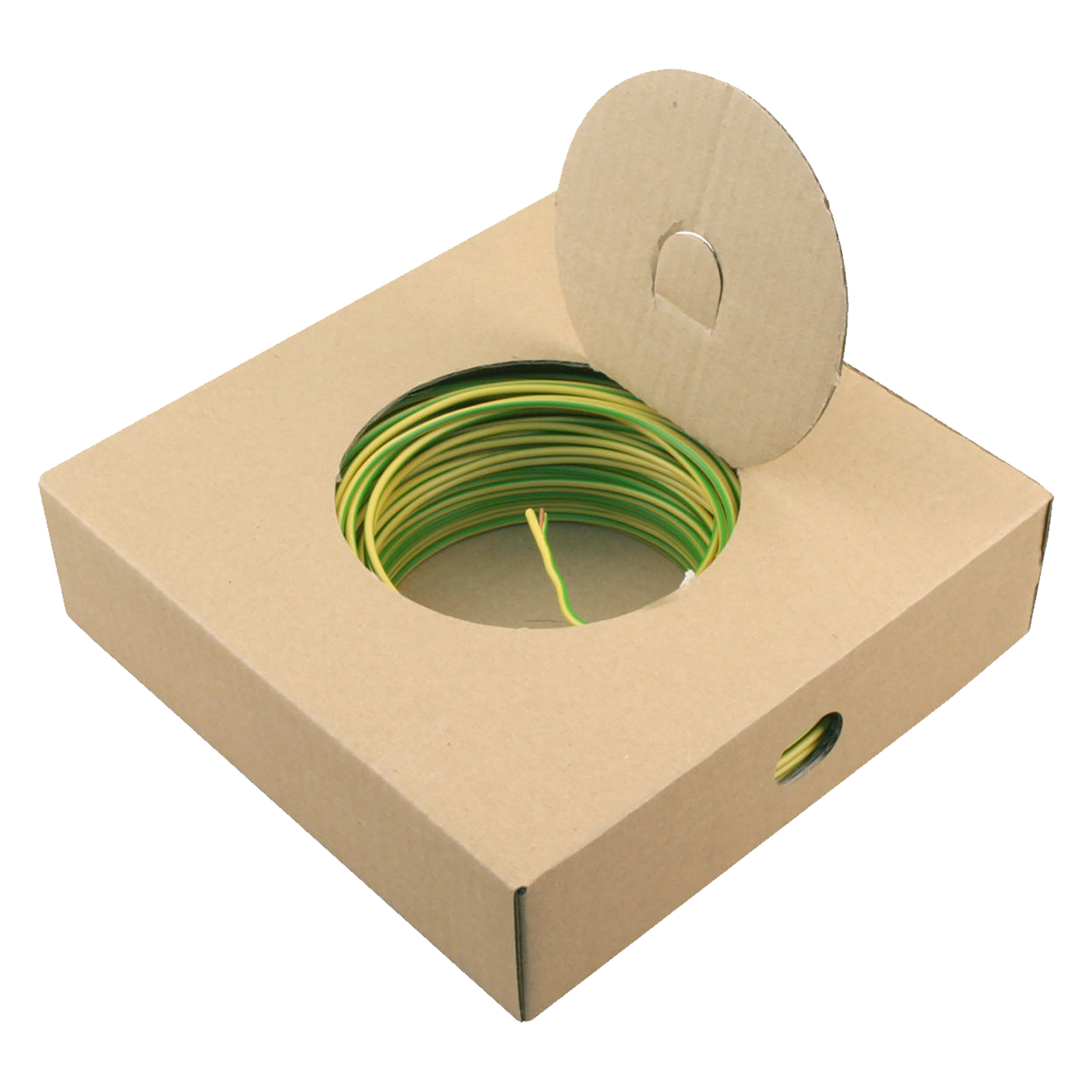 01.265.04   installatiedraad  geel/groen 2.5 mm², 100 m