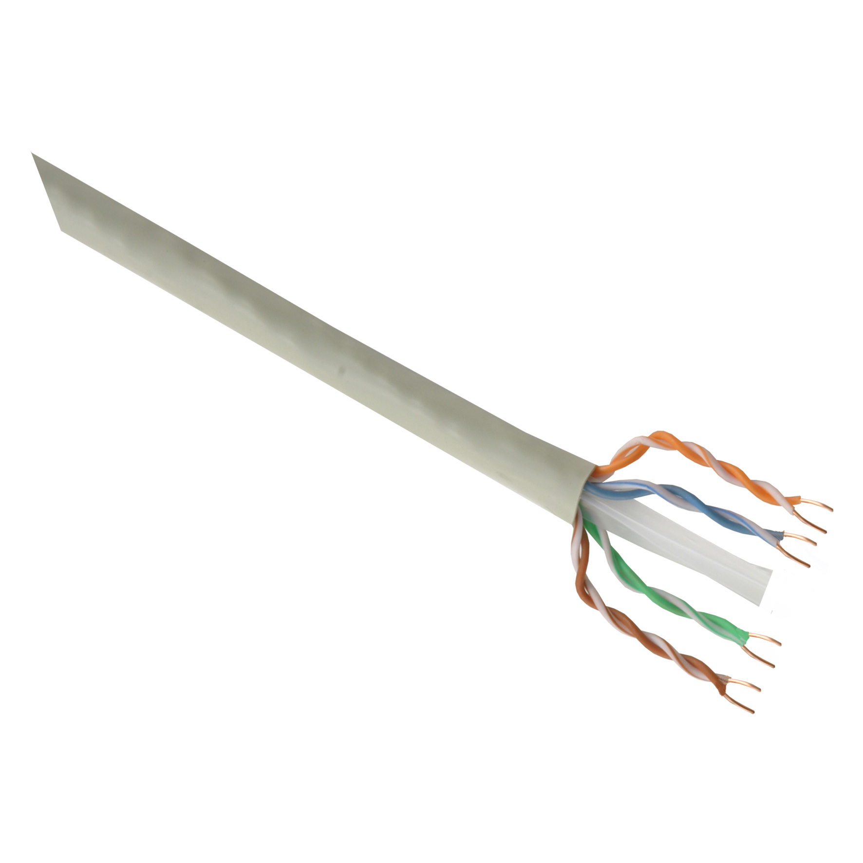 01.265.64   UTP kabel 500 m (verkoop per meter) - CAT6 - 8-polig - AWG23 grijs 