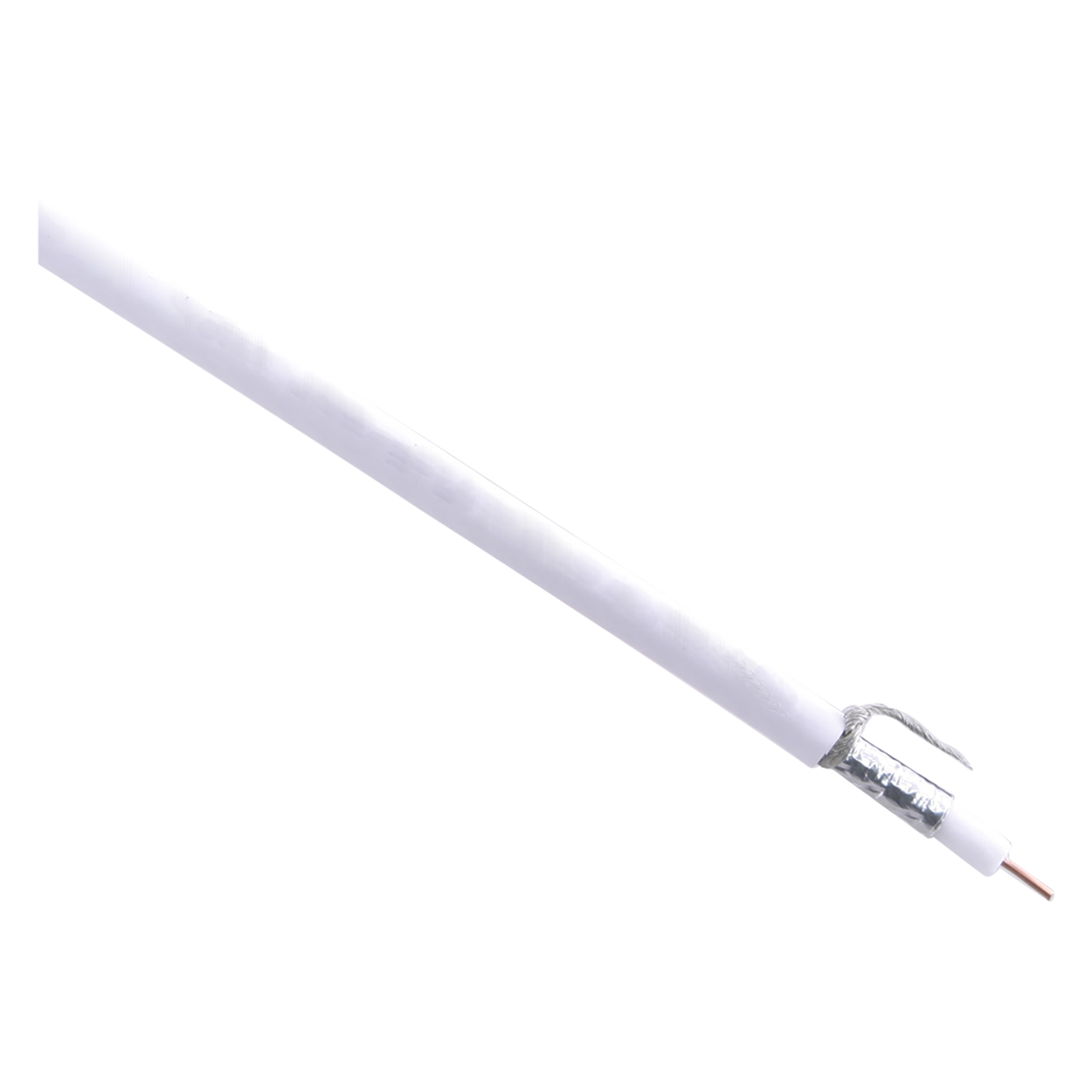 01.266.99   coax kabel satelliet - 75 ohm wit Ø6 mm² - 100 m