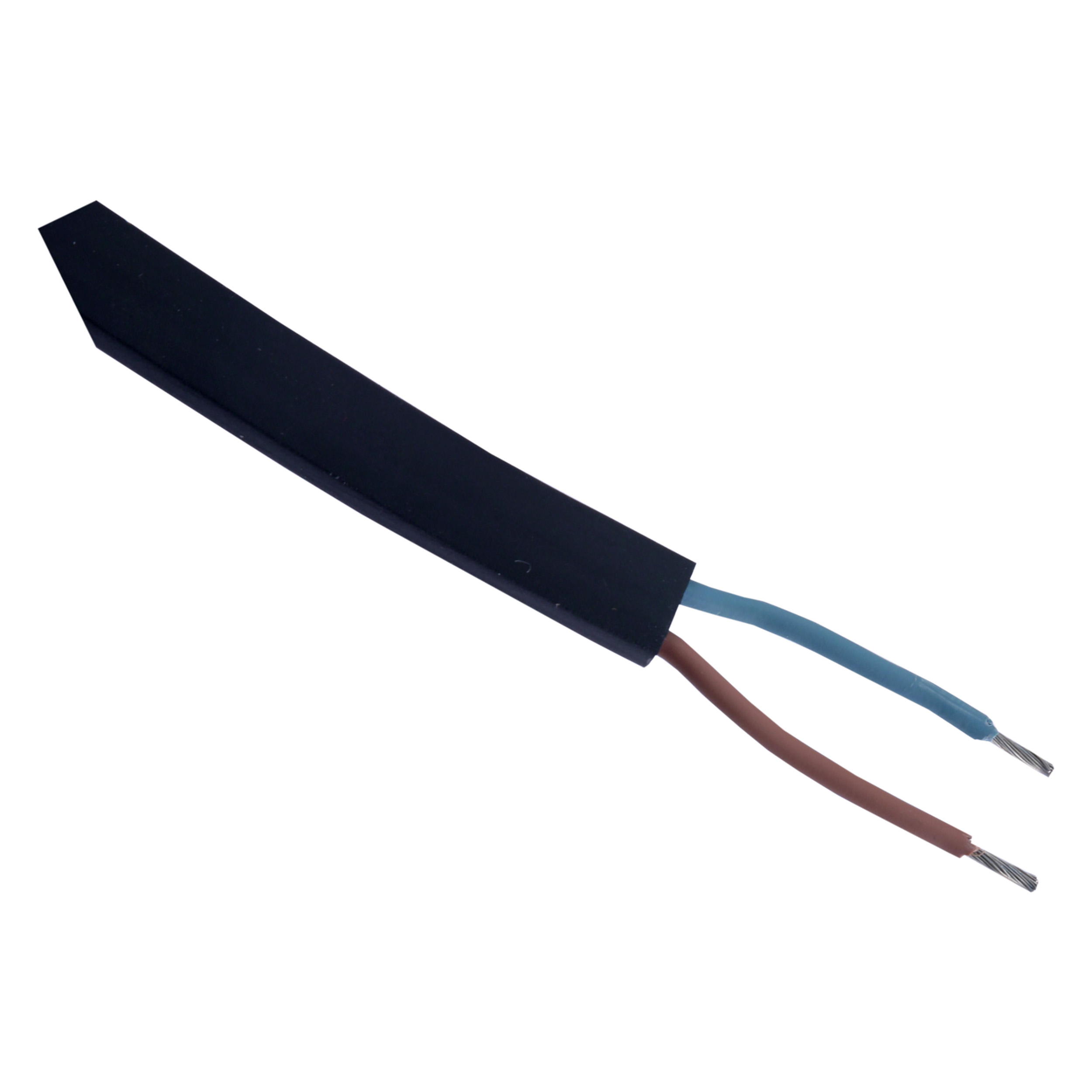 01.269.85   prikkabel 50 m (verkoop per meter) zwart 2 x 1.5 mm²