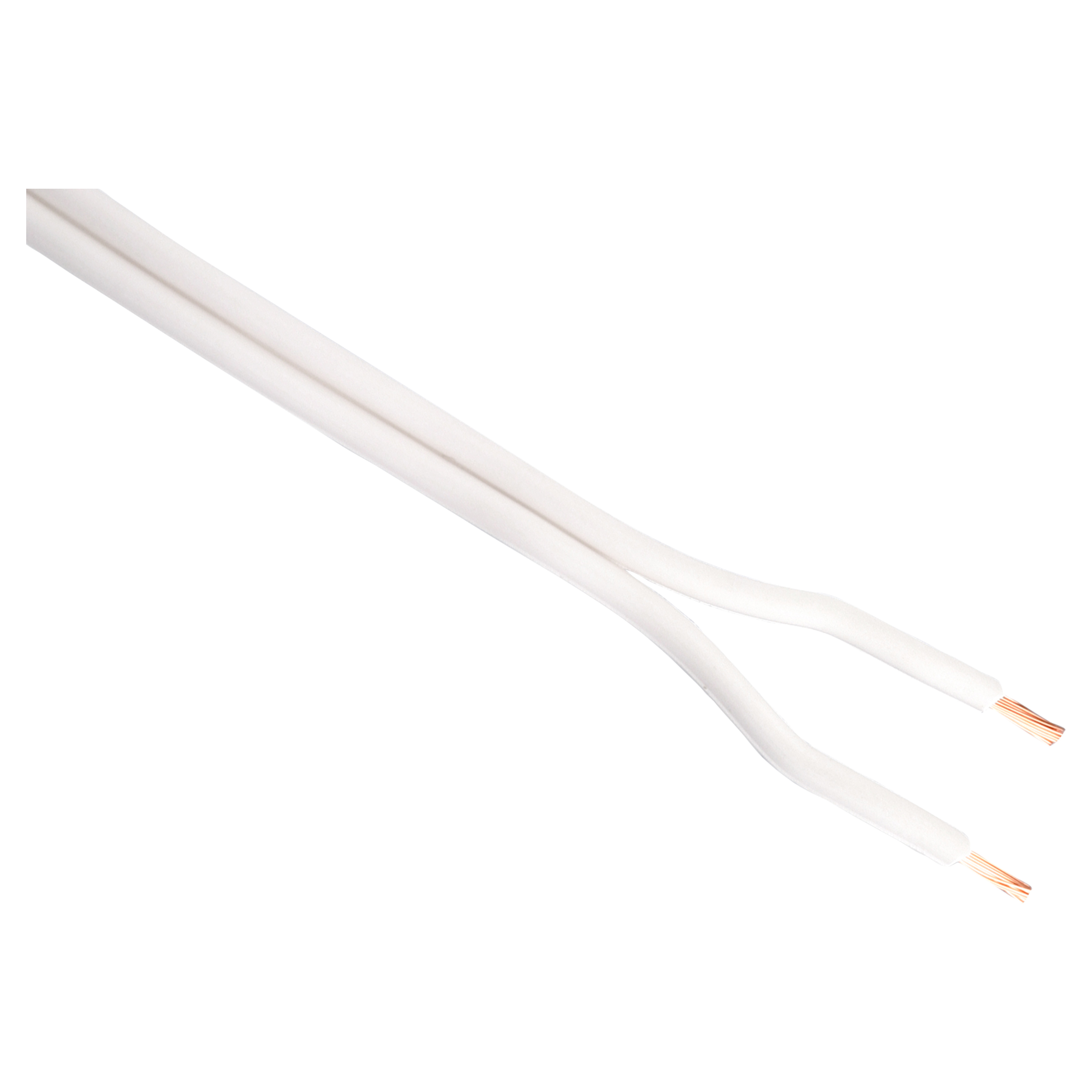 01.271.05 Q-Link  tweelingsnoer 175 m (verkoop per meter) - zwakstroom tot 42 volt wit 2 x 0.75 mm²