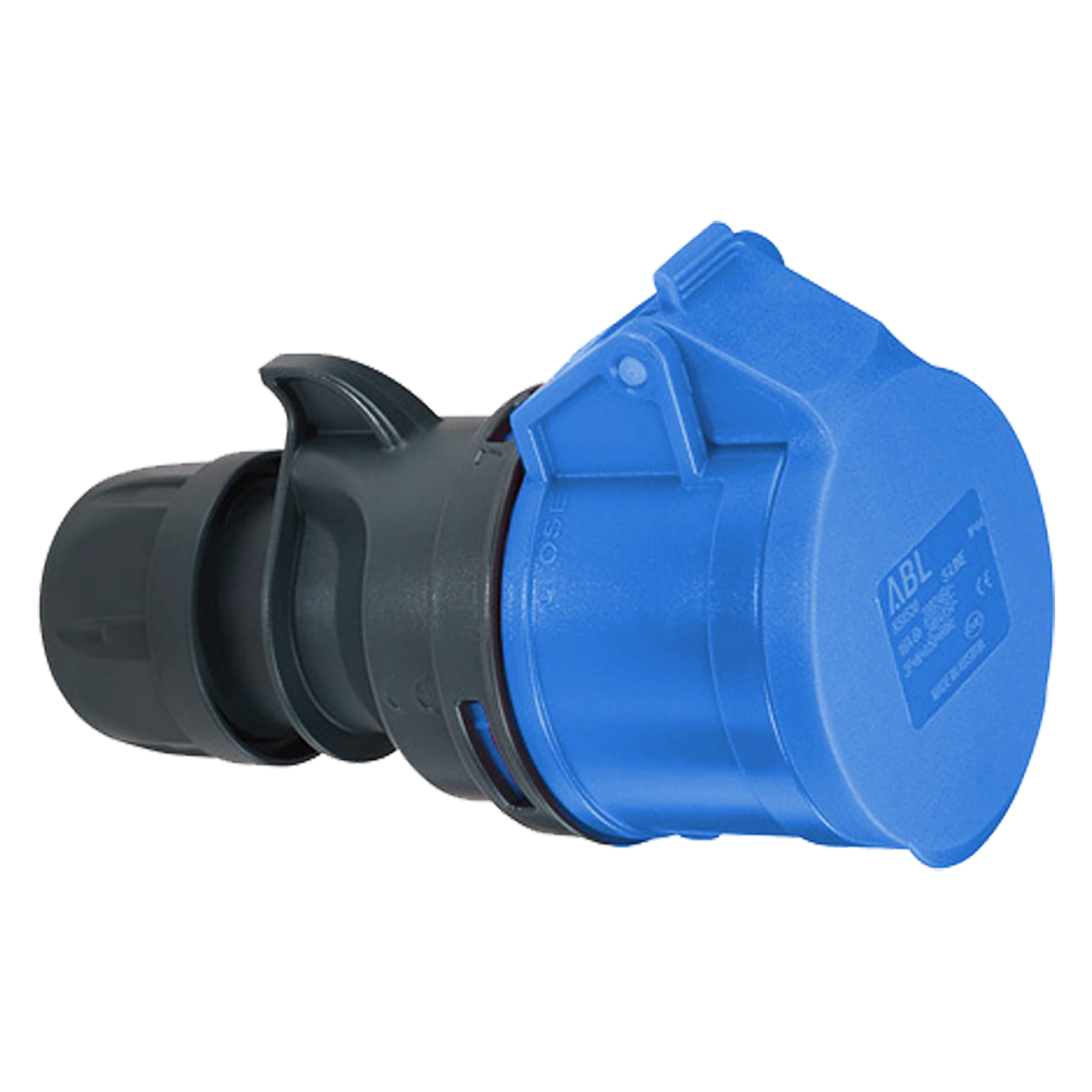 01.371.45   contrastekker CEE - 2-polig + aarde - 16A blauw 