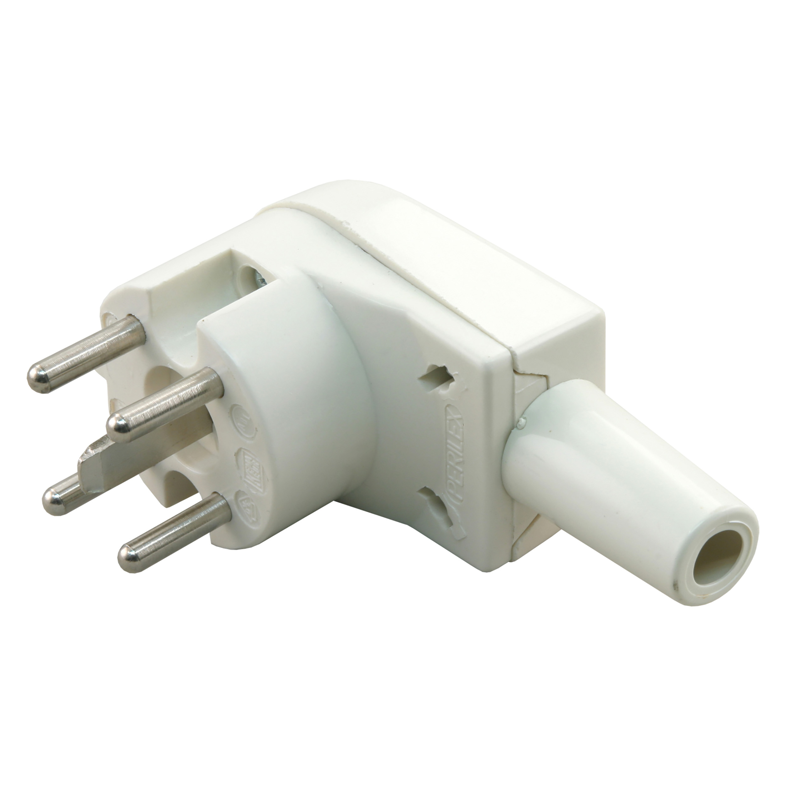 01.372.00   stekker perilex - haaks - 16A wit 