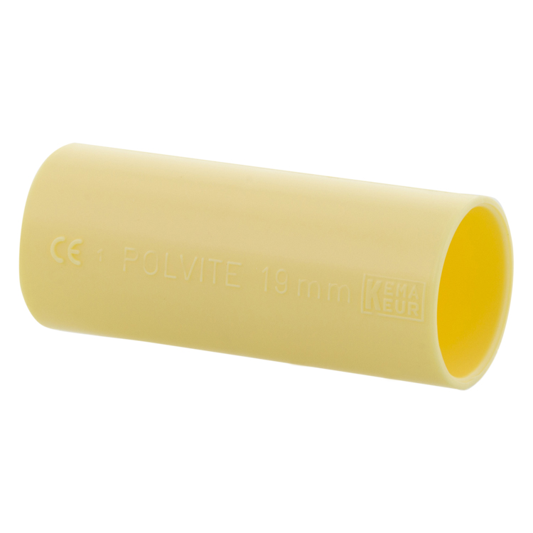 01.474.21 Pipelife  sok PVC - slagvast crème Ø3/4