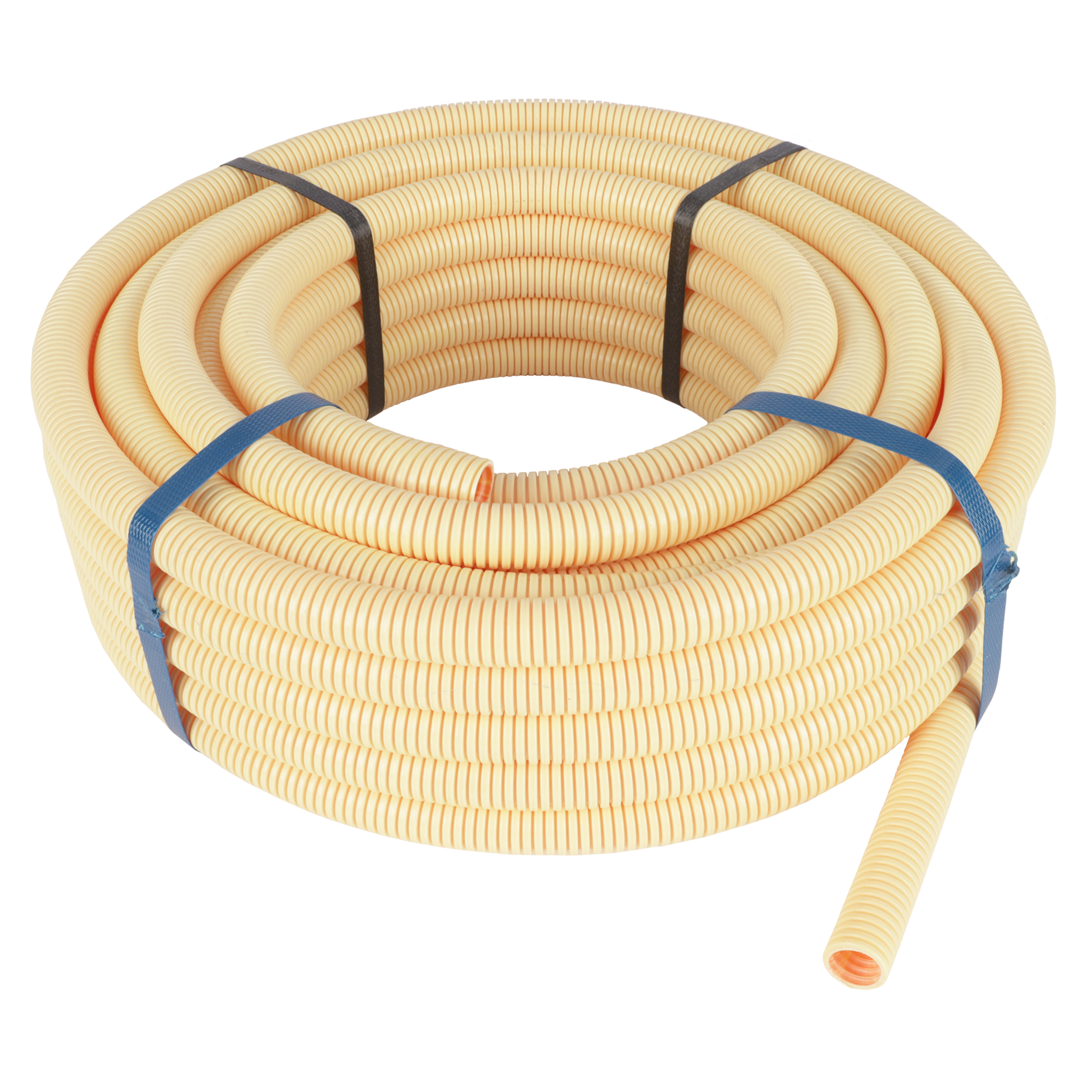 01.474.65 Pipelife  installatiebuis flexibel - low friction - slagvast crème Ø3/4 - 20 m