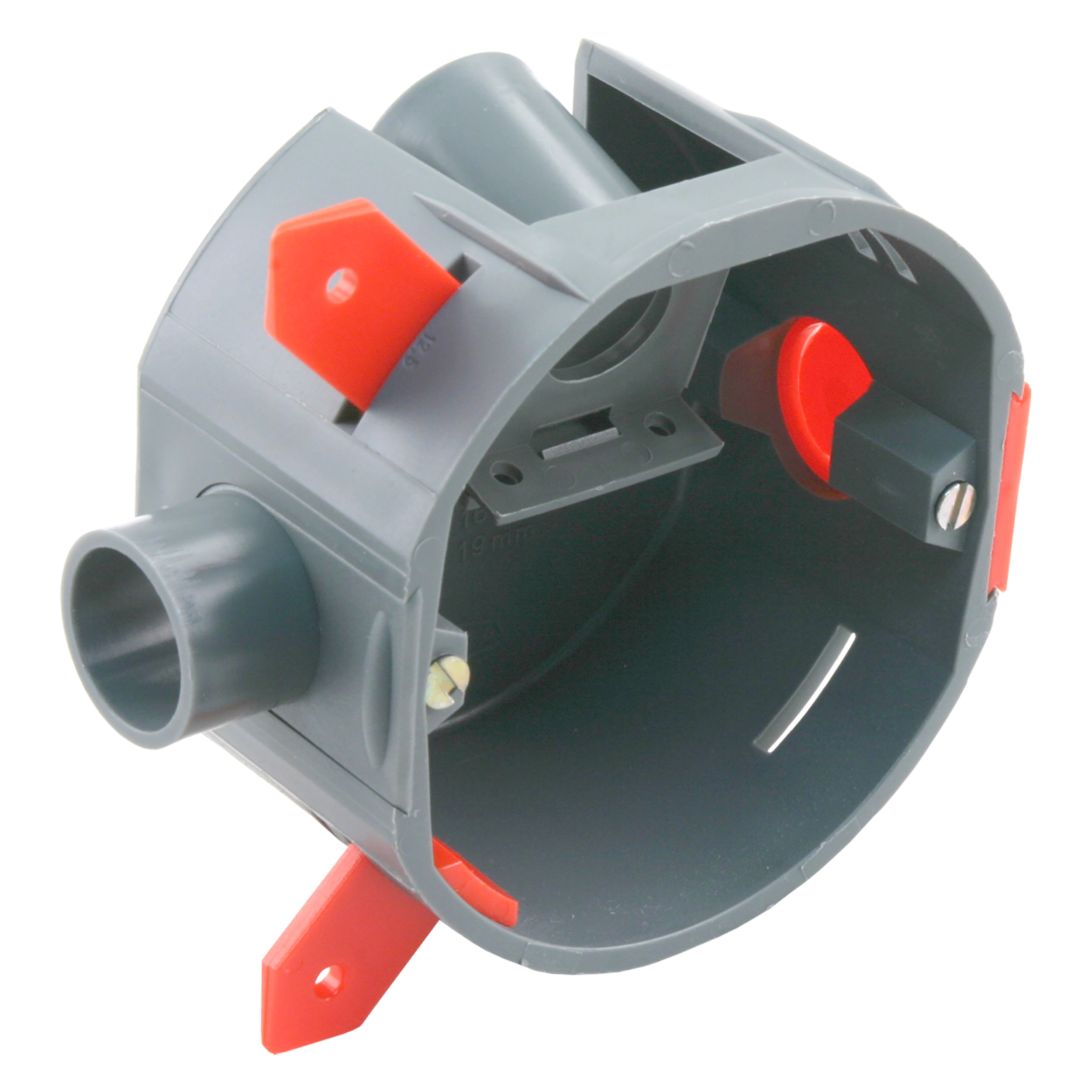 01.476.08 Attema  inbouwdoos holle wand - UHW40 grijs Ø5/8