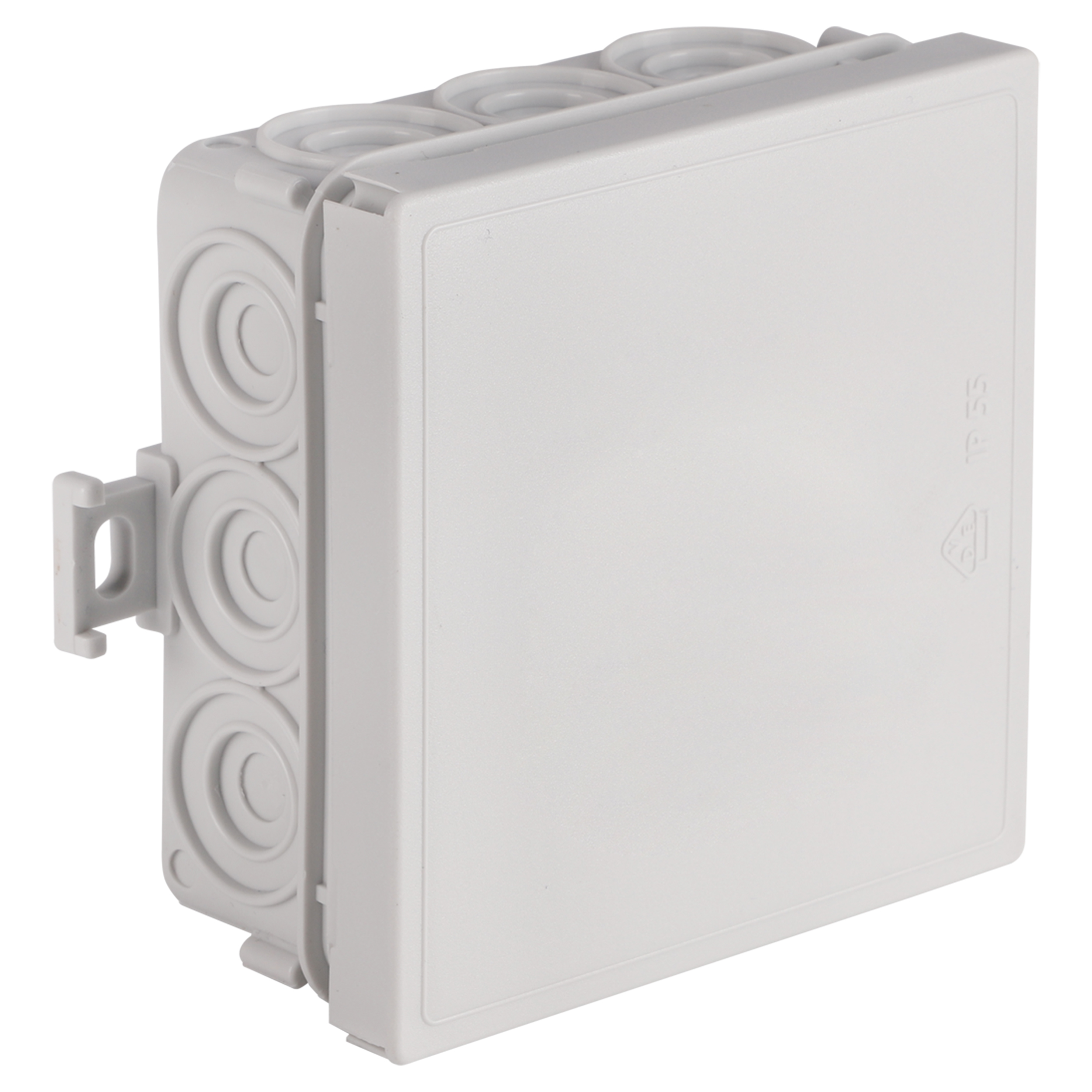 01.476.96 Attema  kabeldoos AD3 - 16-voudig - IP55 - grijs grijs 85 x 85 x 37 mm