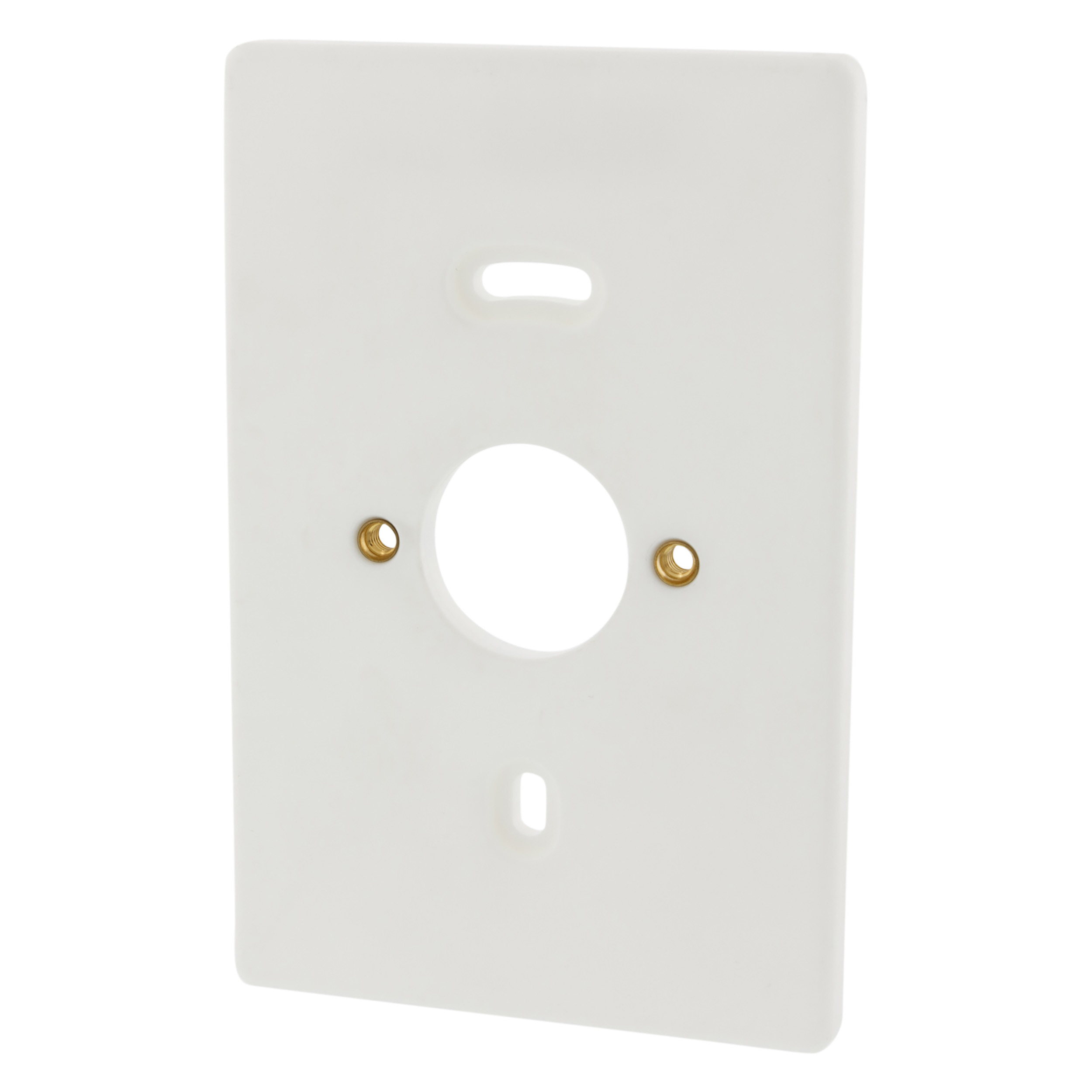 01.477.98 Attema  montageplaat combinatie - met felsmoer - M4 polarwit 