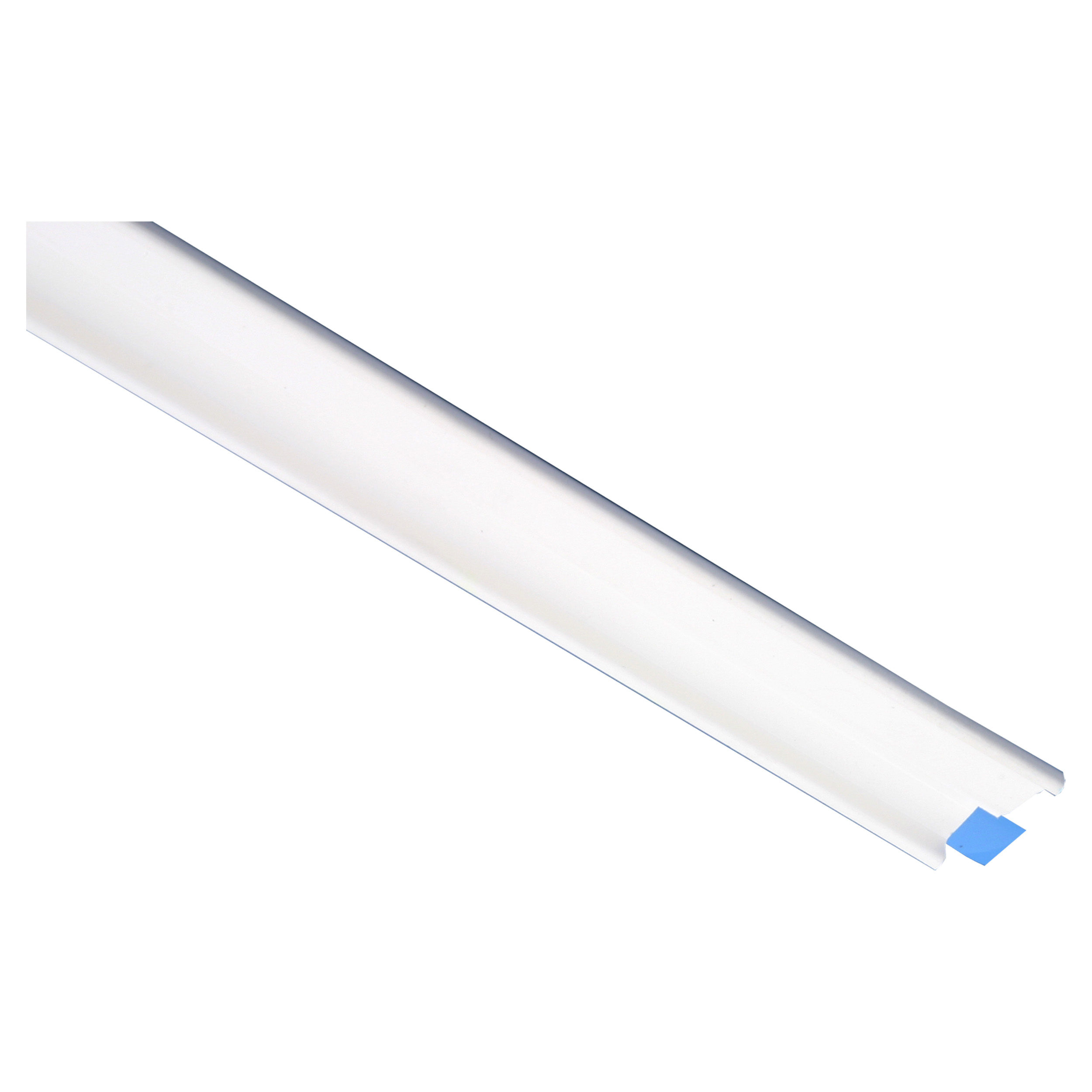 01.480.01   leidinglijst zelfklevend wit 9 x 5 mm - 1 m