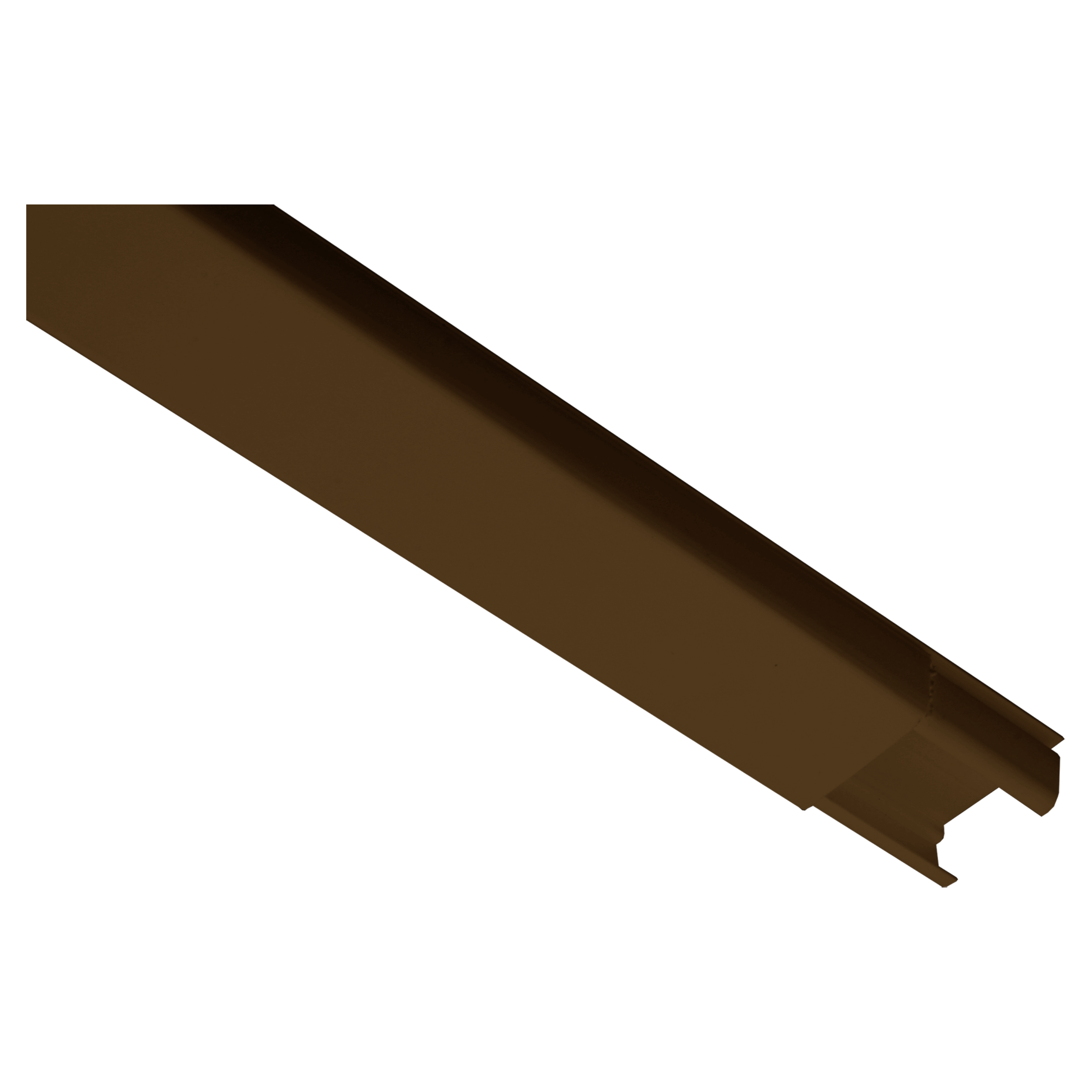 01.480.11   leidinglijst  bruin 20 x 10 mm - 2 m