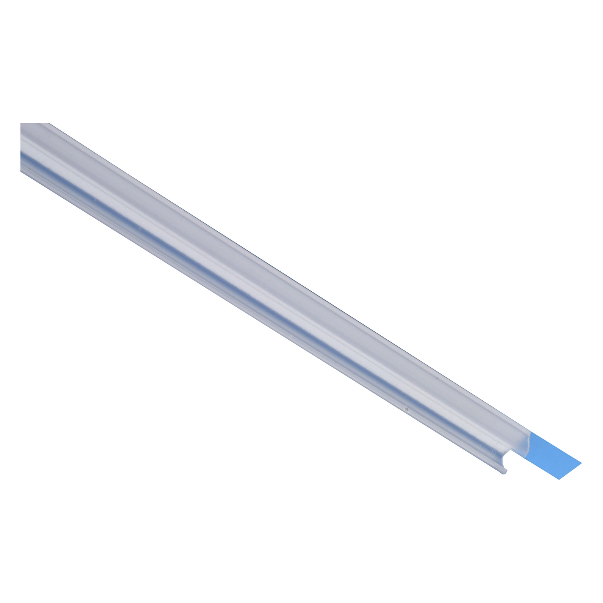 01.480.13   leidinglijst zelfklevend transparant 8 x 6 mm - 2 m