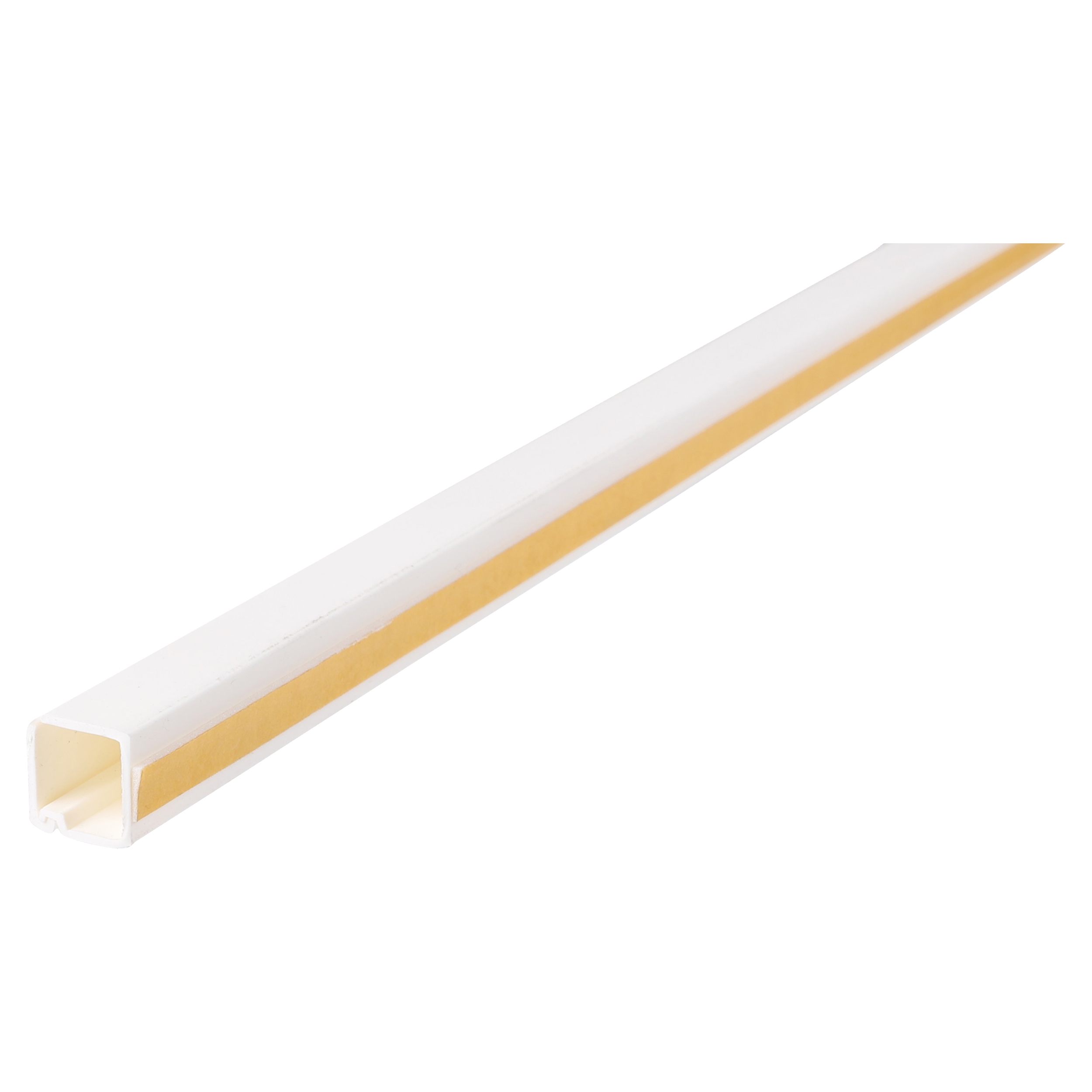 01.480.15   leidinglijst zelfklevend wit 13 x 12.5 mm - 2 m