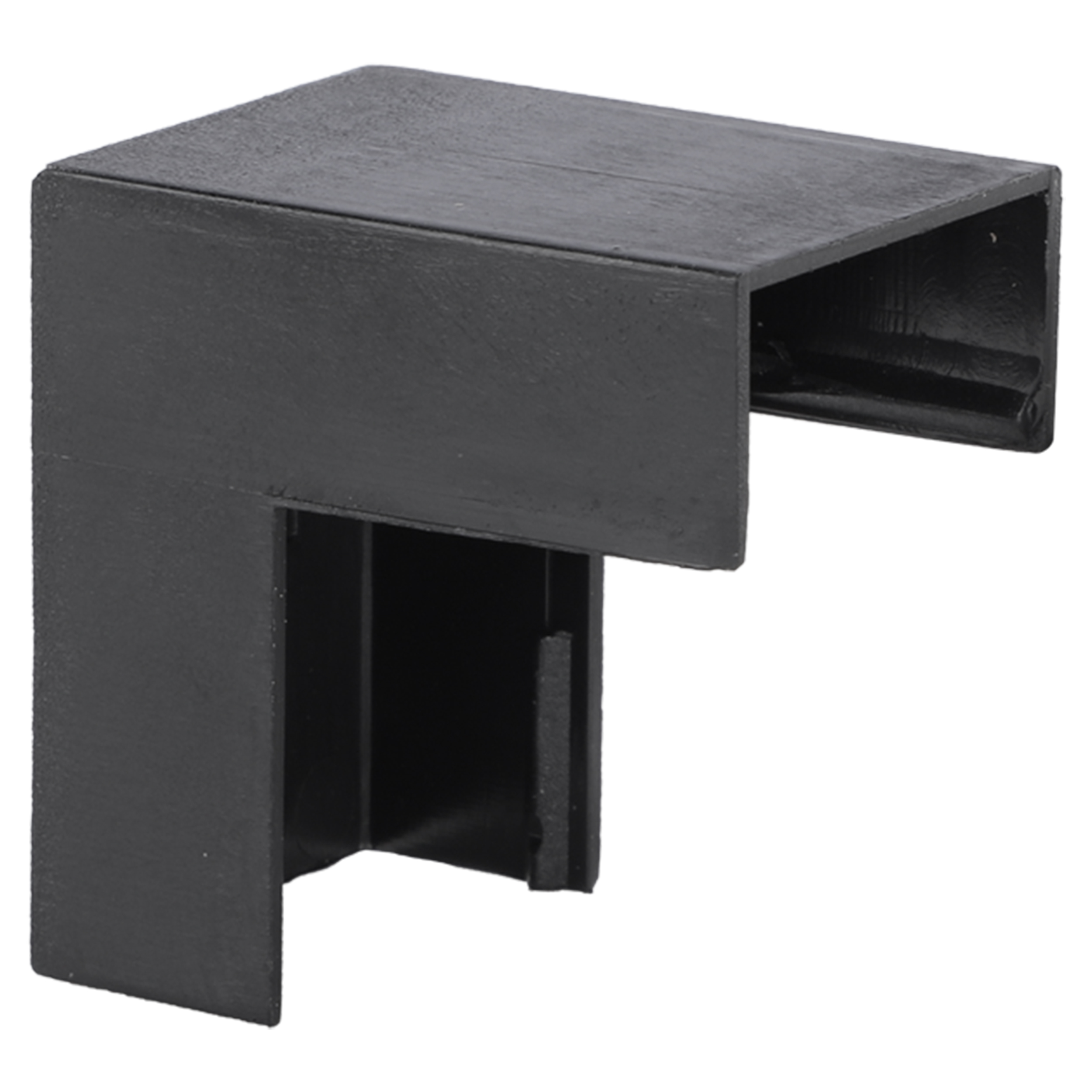 01.480.44   buitenhoek tbv 01.480.30 zwart 20 x 10 mm