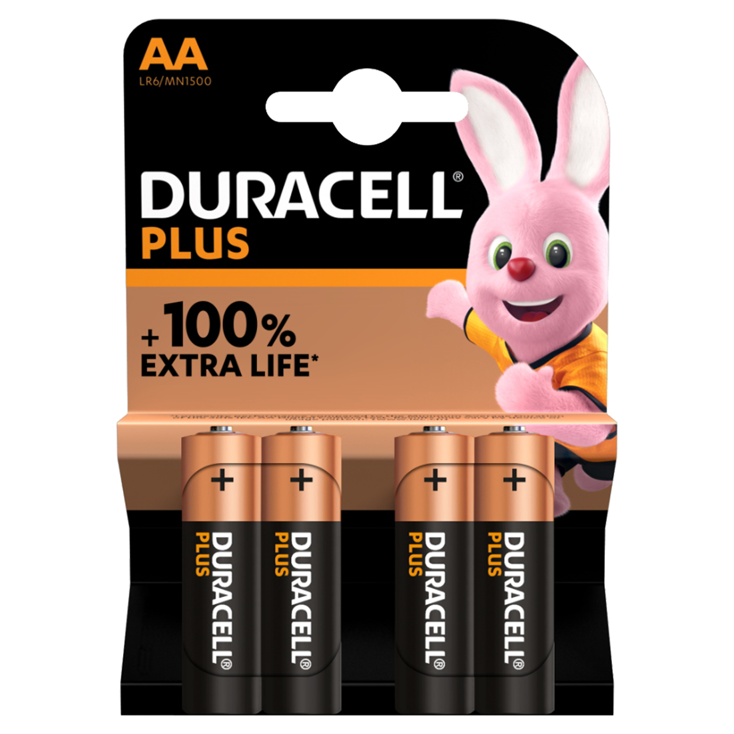 01.686.32 Duracell Plus batterij alkaline - penlite - AA - LR6  